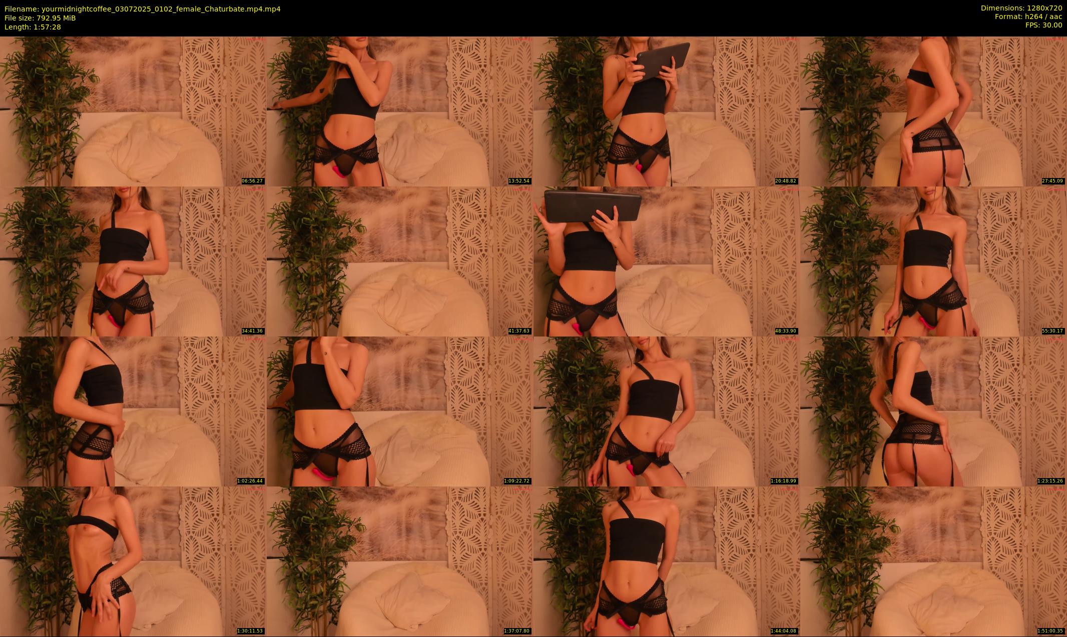 yourmidnightcoffee — 118 minute Chaturbate female cam show recording, 720p, Jul 3, 2025