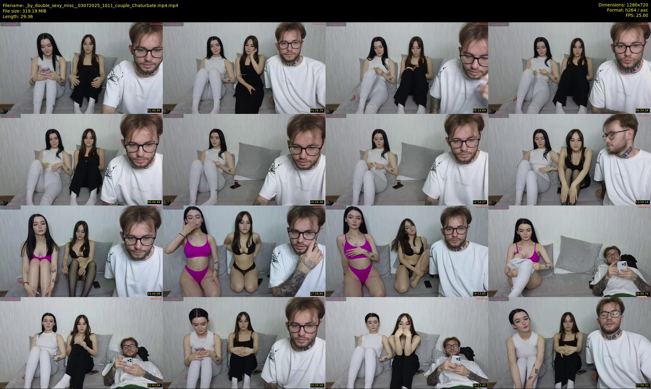 _by_double_sexy_miss_ — 30 minute Chaturbate couple cam show recording, 720p, Jul 3, 2025