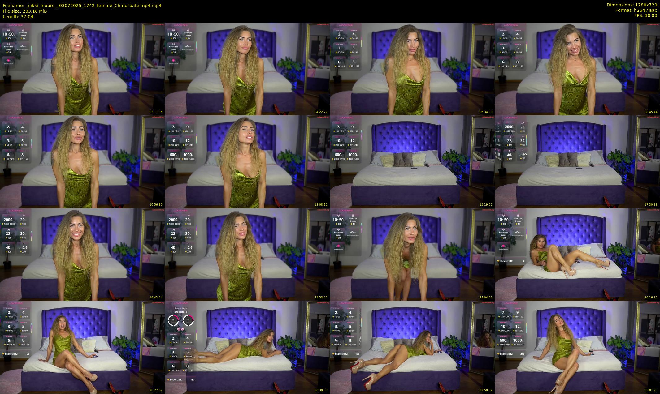 _nikki_moore_ — 38 minute Chaturbate female cam show recording, 720p, Jul 3, 2025