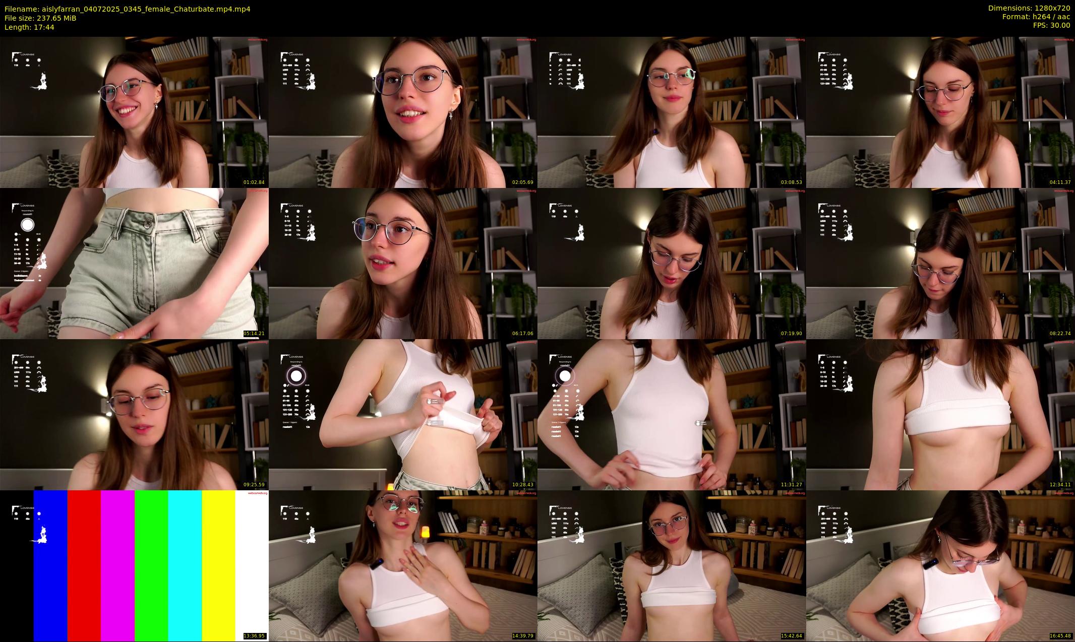 aislyfarran — 18 minute Chaturbate female cam show recording, 720p, Jul 4, 2025