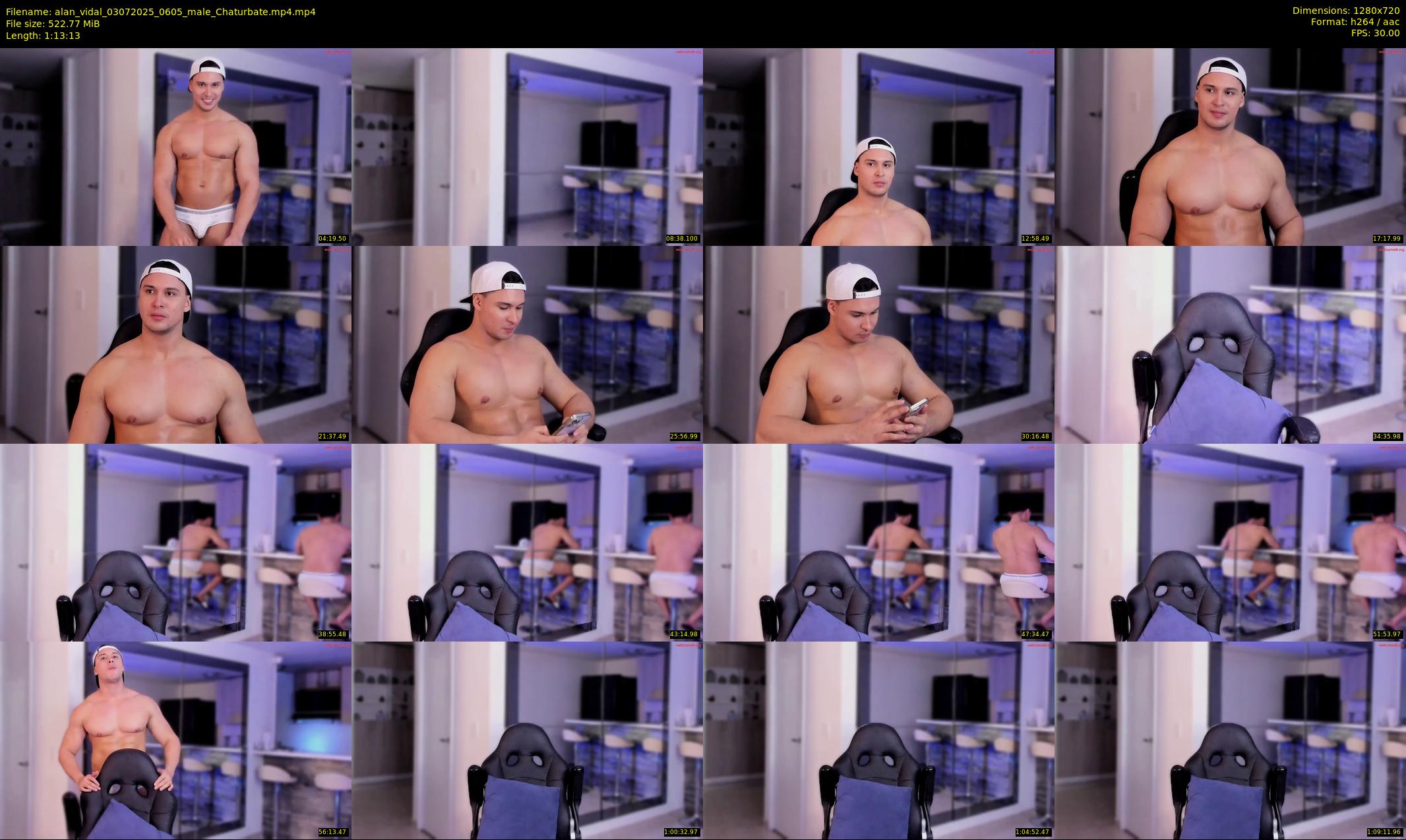 alan_vidal — 74 minute Chaturbate male cam show recording, 720p, Jul 3, 2025