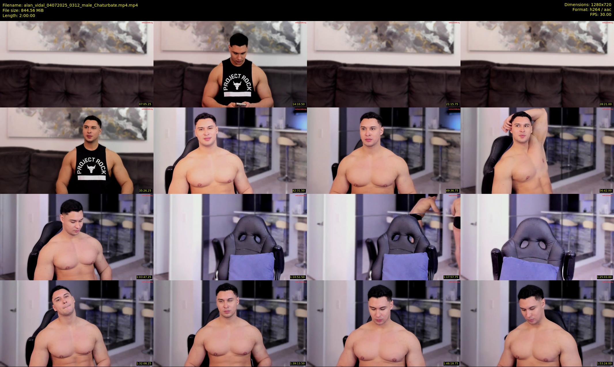 alan_vidal — 120 minute Chaturbate male cam show recording, 720p, Jul 4, 2025