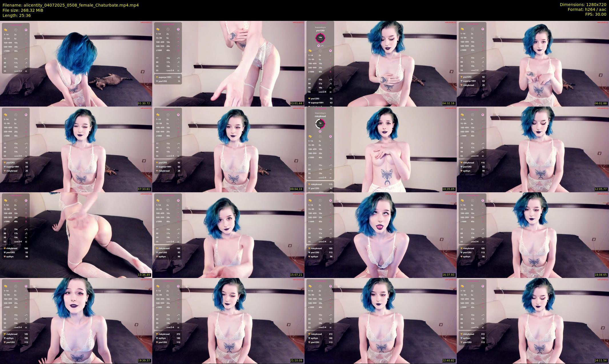 alicentity — 26 minute Chaturbate female cam show recording, 720p, Jul 4, 2025