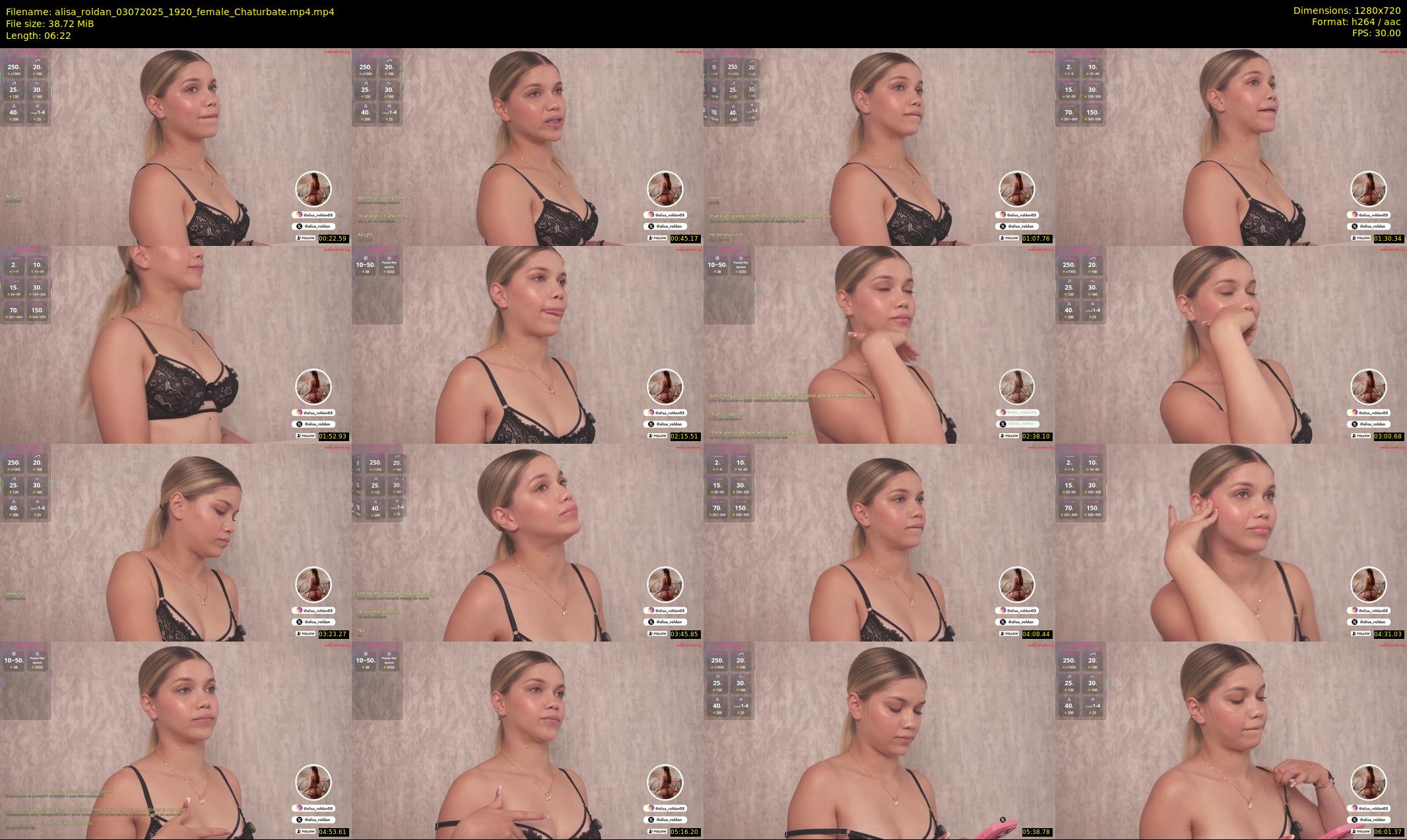 alisa_roldan — 7 minute Chaturbate female cam show recording, 720p, Jul 3, 2025
