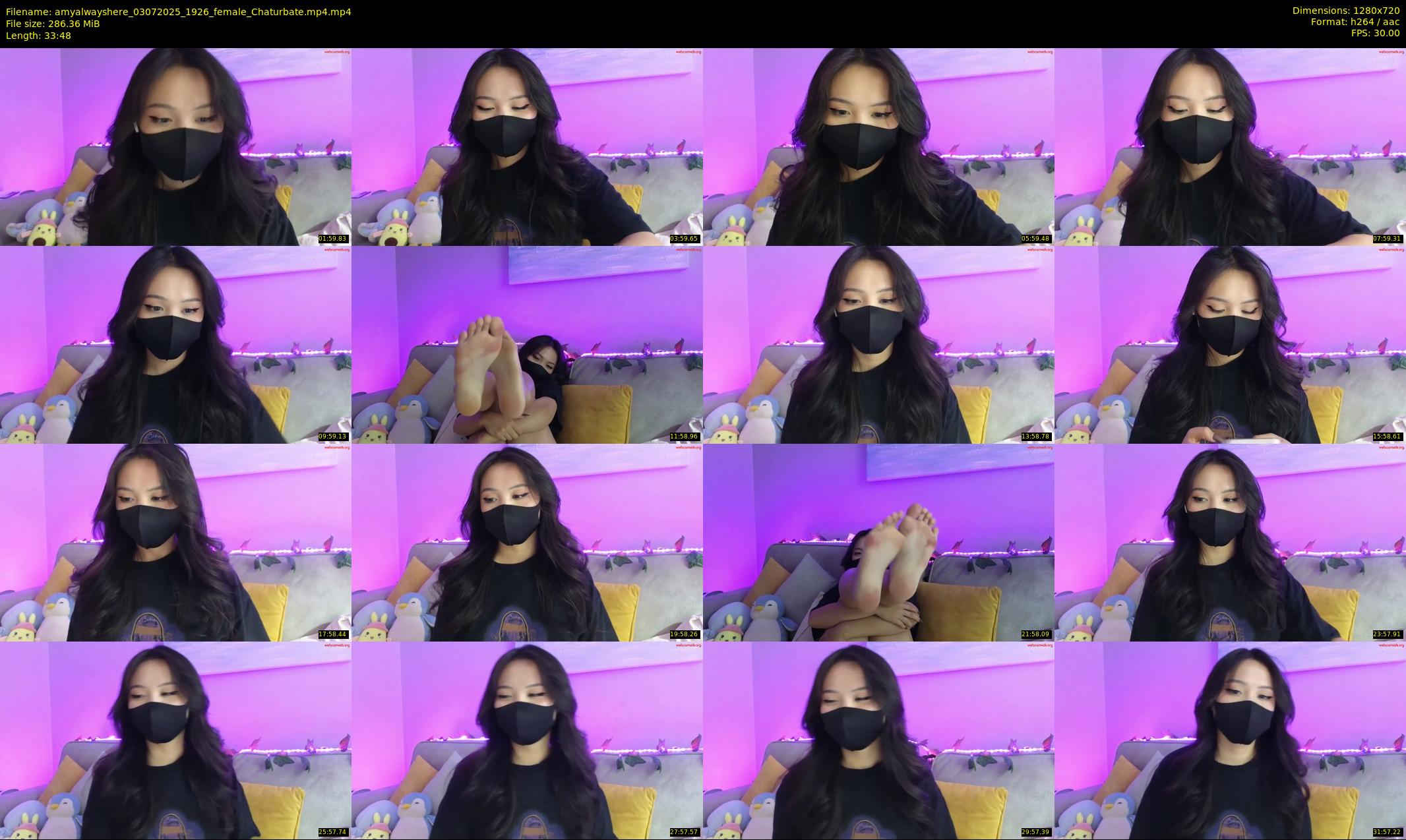 amyalwayshere — 34 minute Chaturbate female cam show recording, 720p, Jul 3, 2025