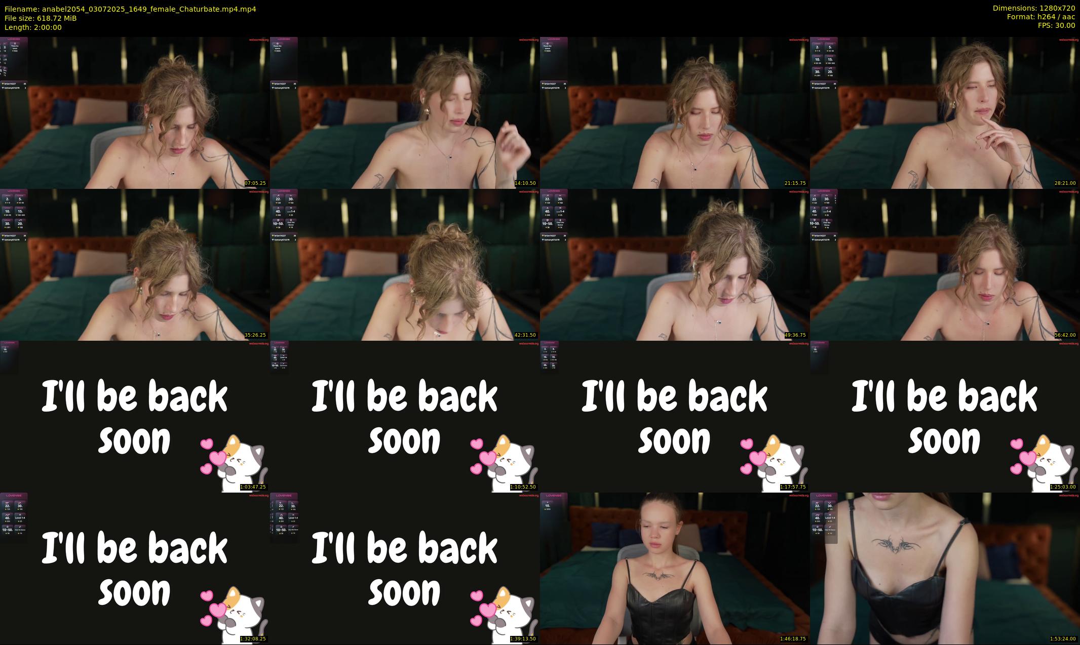 anabel2054 — 120 minute Chaturbate female cam show recording, 720p, Jul 3, 2025