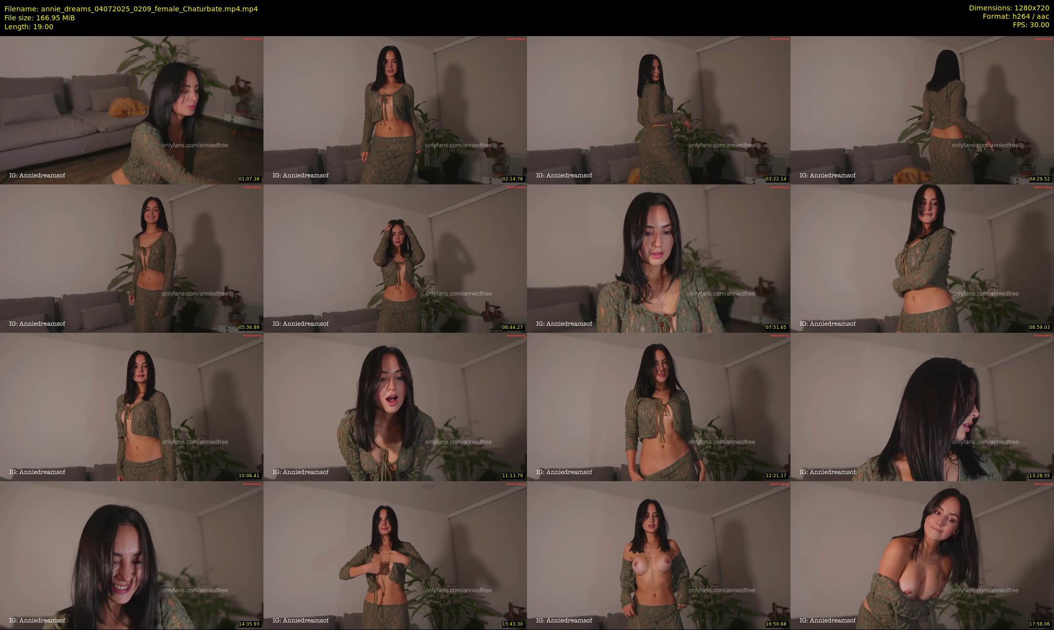 annie_dreams — 19 minute Chaturbate female cam show recording, 720p, Jul 4, 2025