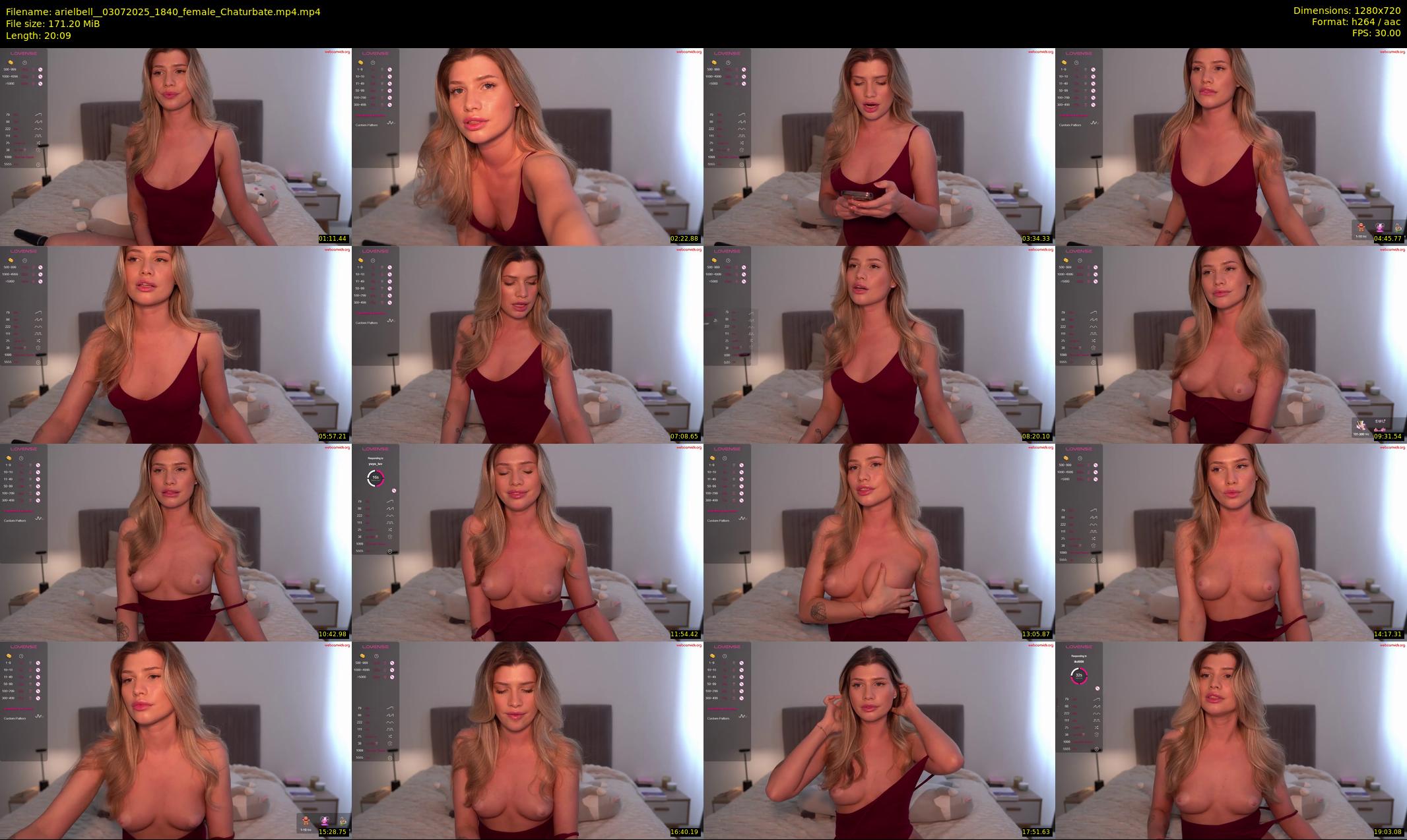 arielbell_ — 21 minute Chaturbate female cam show recording, 720p, Jul 3, 2025