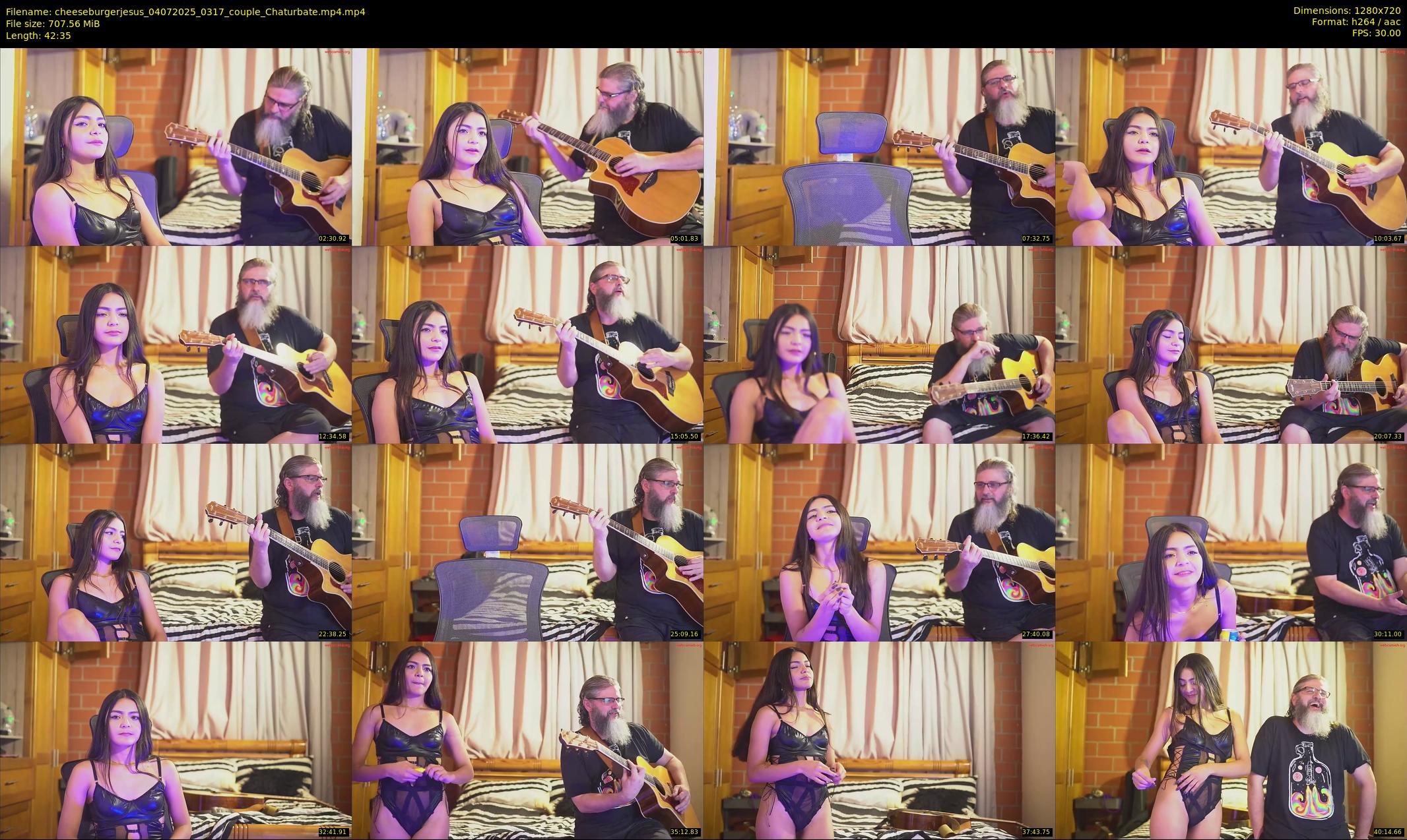 cheeseburgerjesus — 43 minute Chaturbate couple cam show recording, 720p, Jul 4, 2025