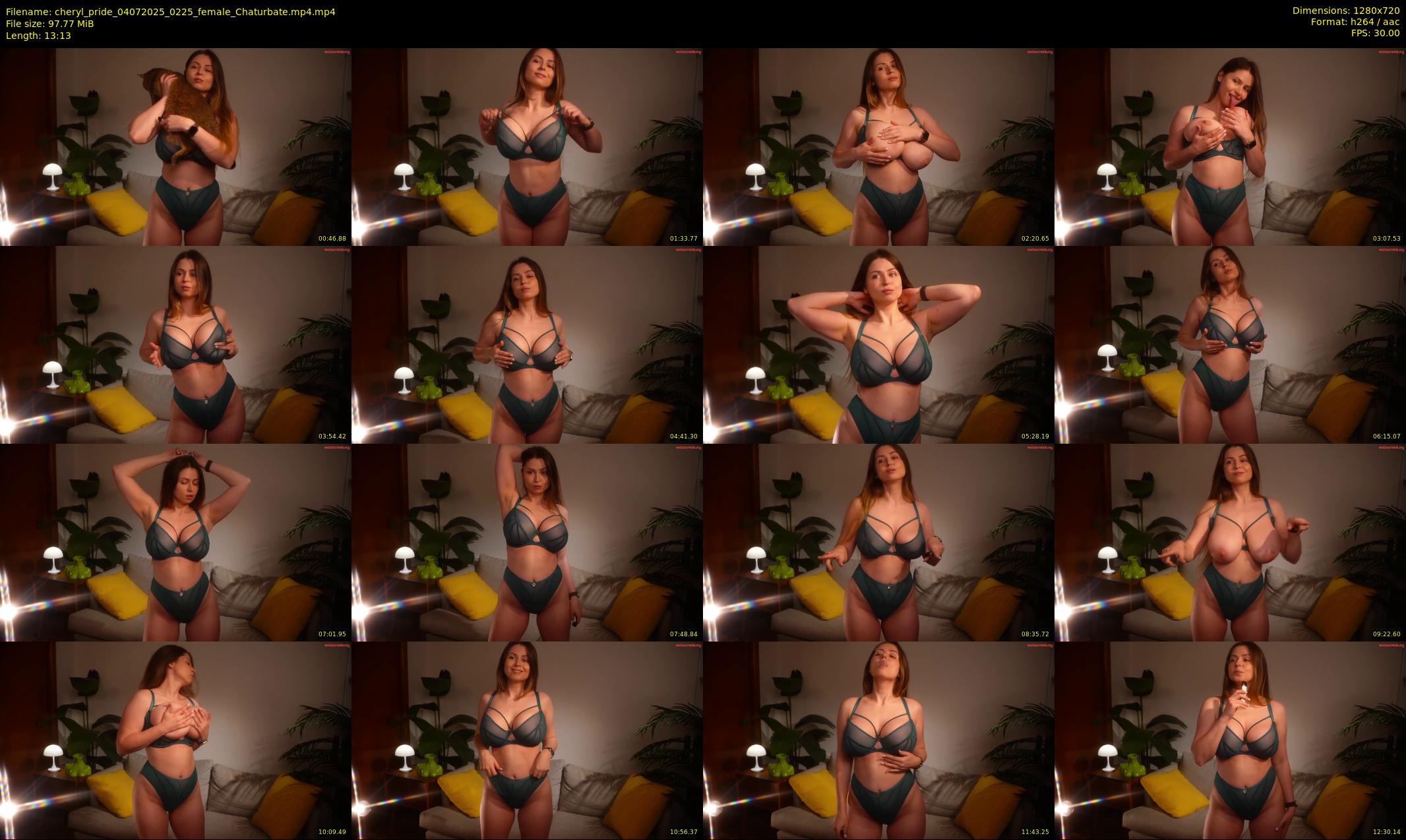 cheryl_pride — 14 minute Chaturbate female cam show recording, 720p, Jul 4, 2025