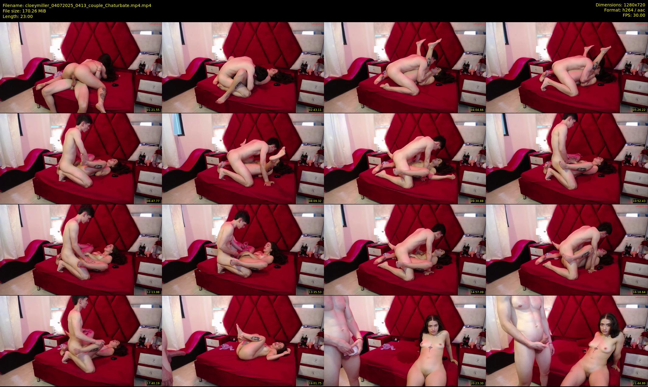 cloeymiller — 23 minute Chaturbate couple cam show recording, 720p, Jul 4, 2025