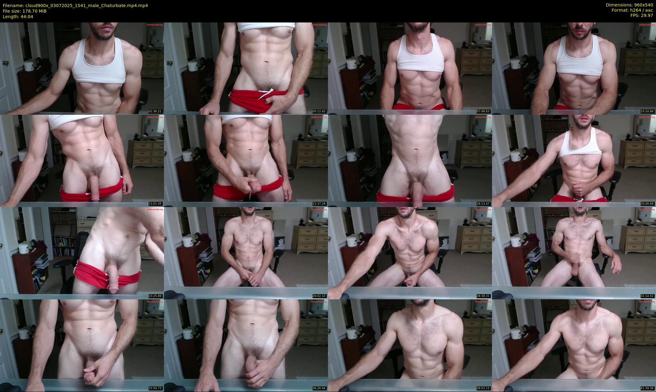 cloud900x — 45 minute Chaturbate male cam show recording, 480p, Jul 3, 2025