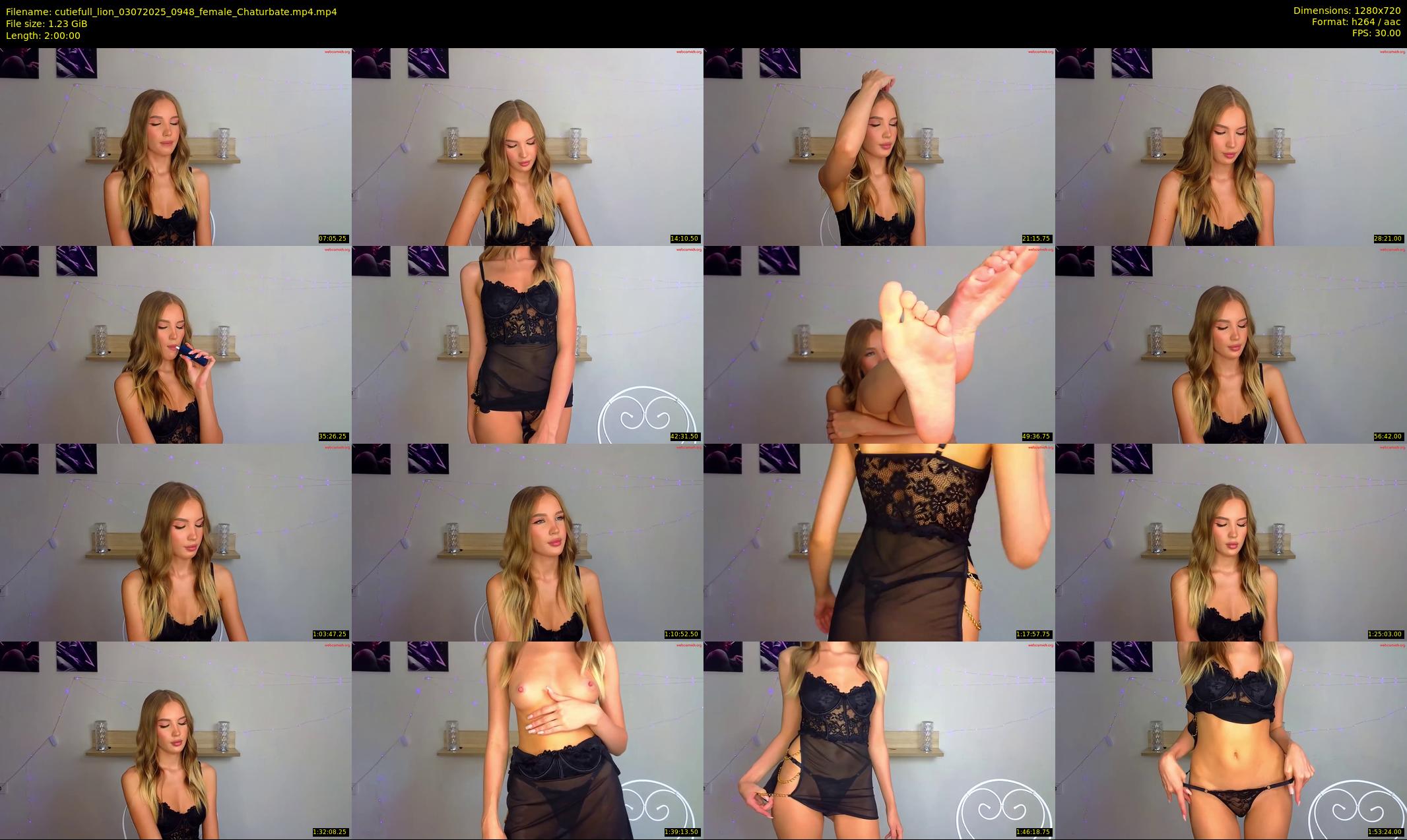 cutiefull_lion — 120 minute Chaturbate female cam show recording, 720p, Jul 3, 2025
