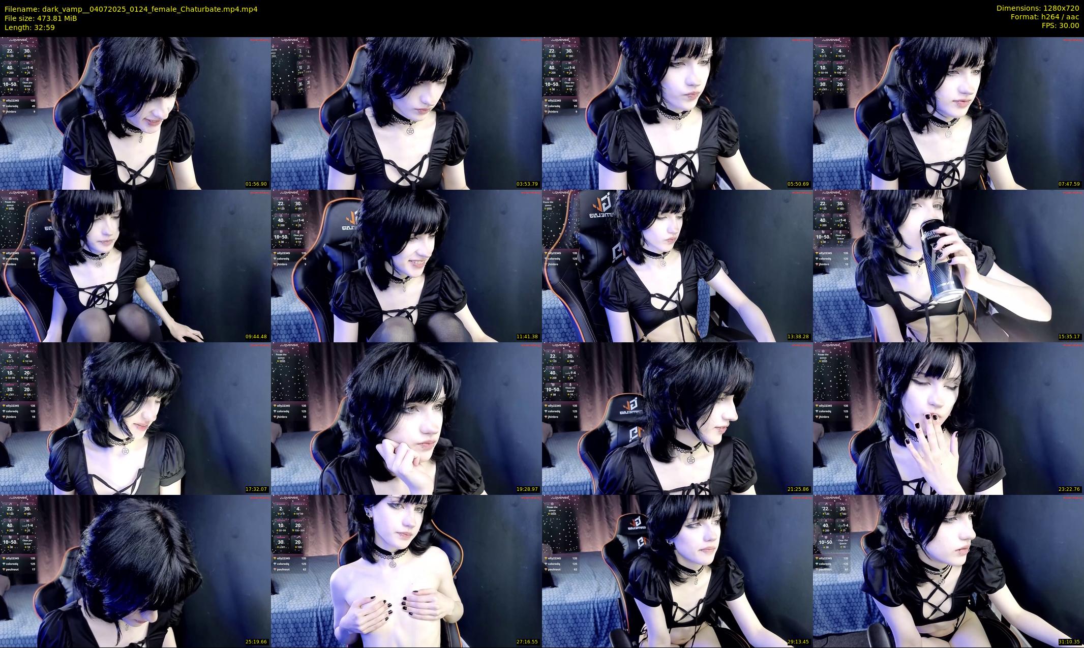 dark_vamp_ — 33 minute Chaturbate female cam show recording, 720p, Jul 4, 2025