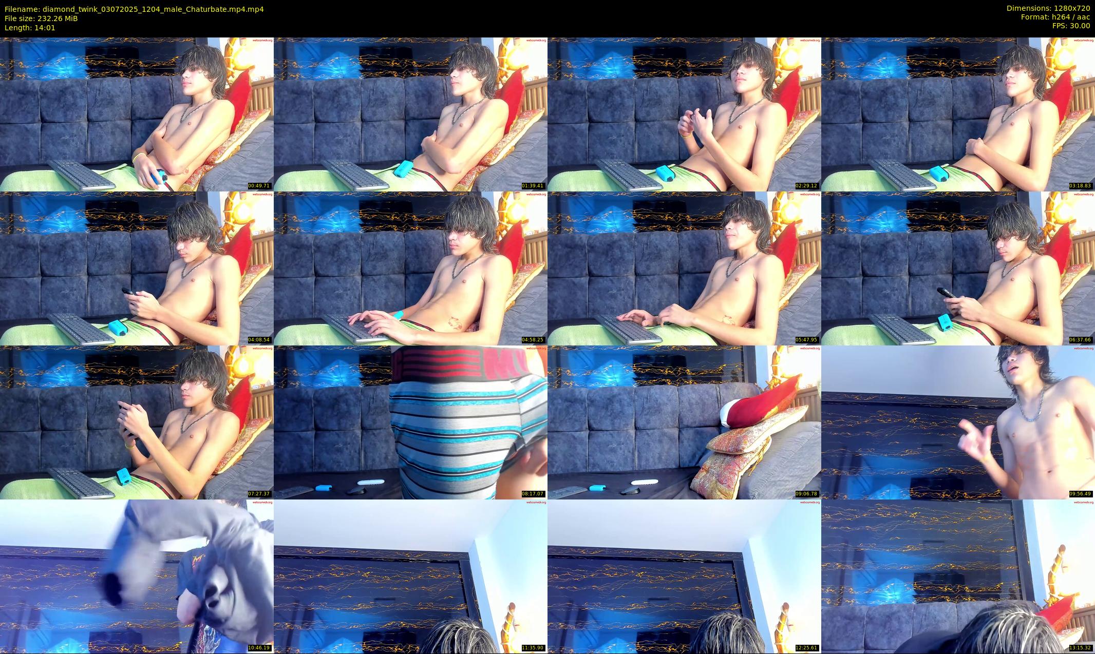 diamond_twink — 15 minute Chaturbate male cam show recording, 720p, Jul 3, 2025