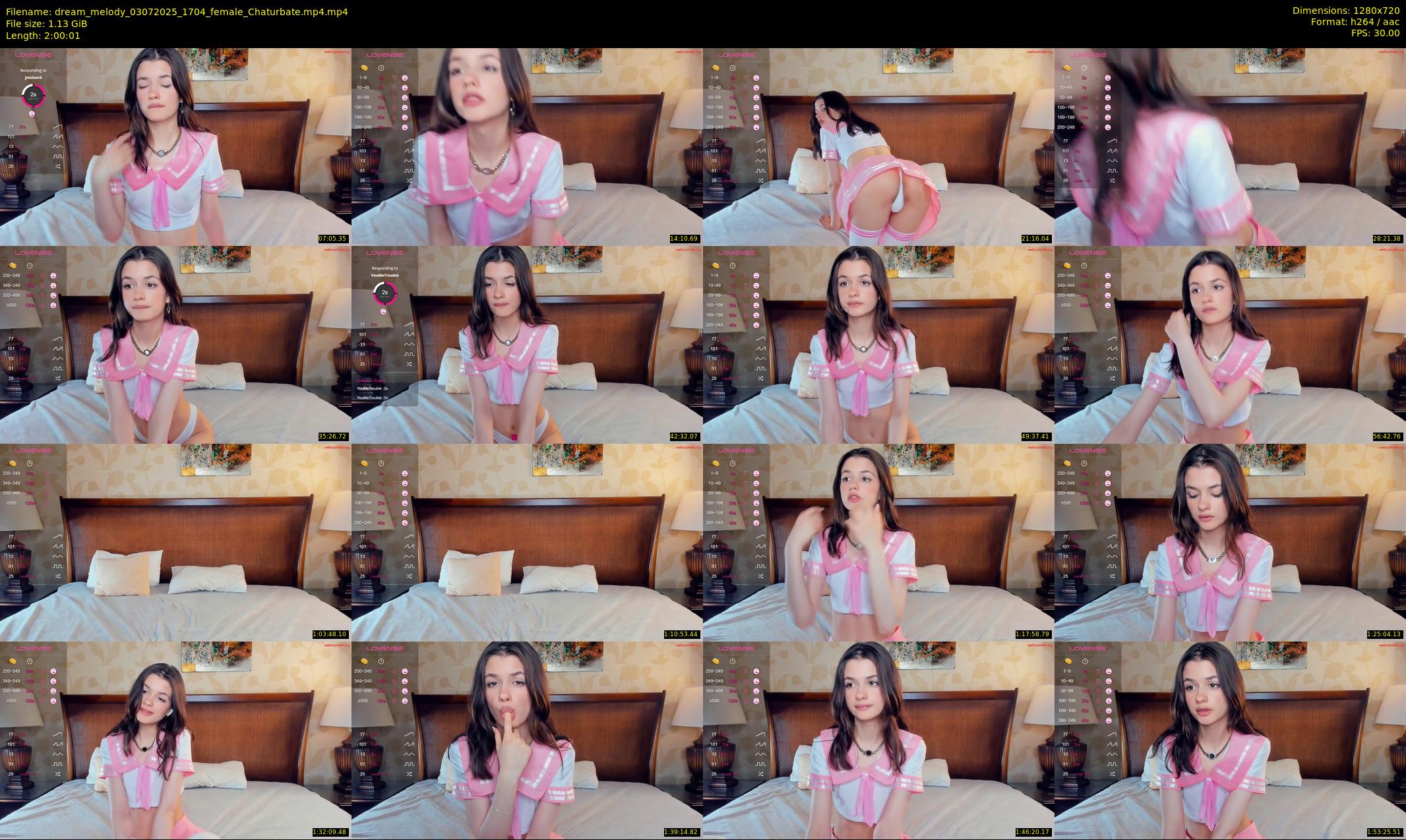 dream_melody — 121 minute Chaturbate female cam show recording, 720p, Jul 3, 2025