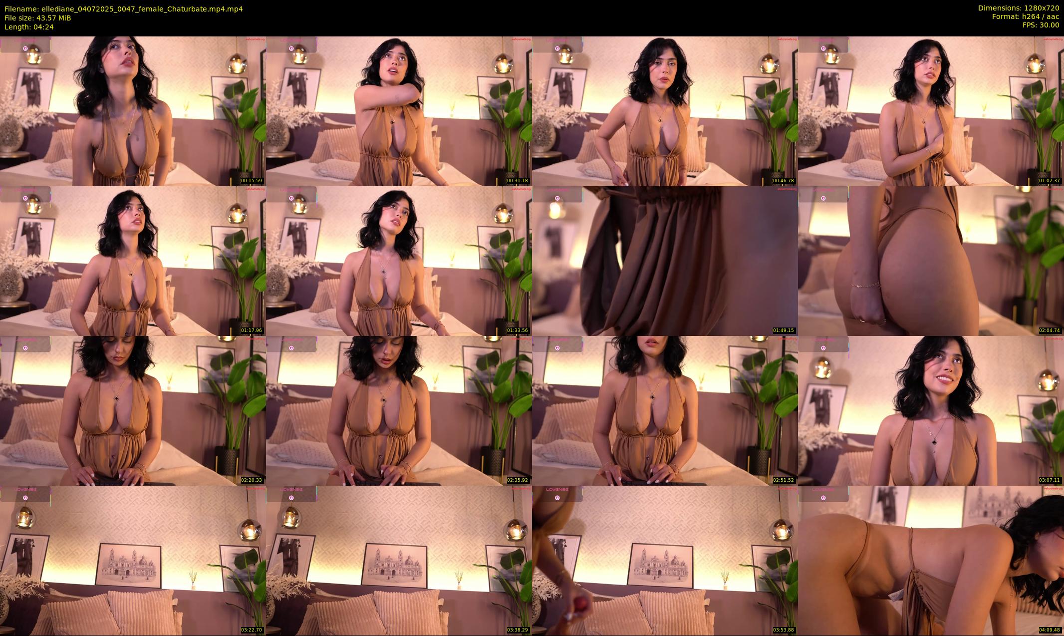 ellediane — 5 minute Chaturbate female cam show recording, 720p, Jul 4, 2025