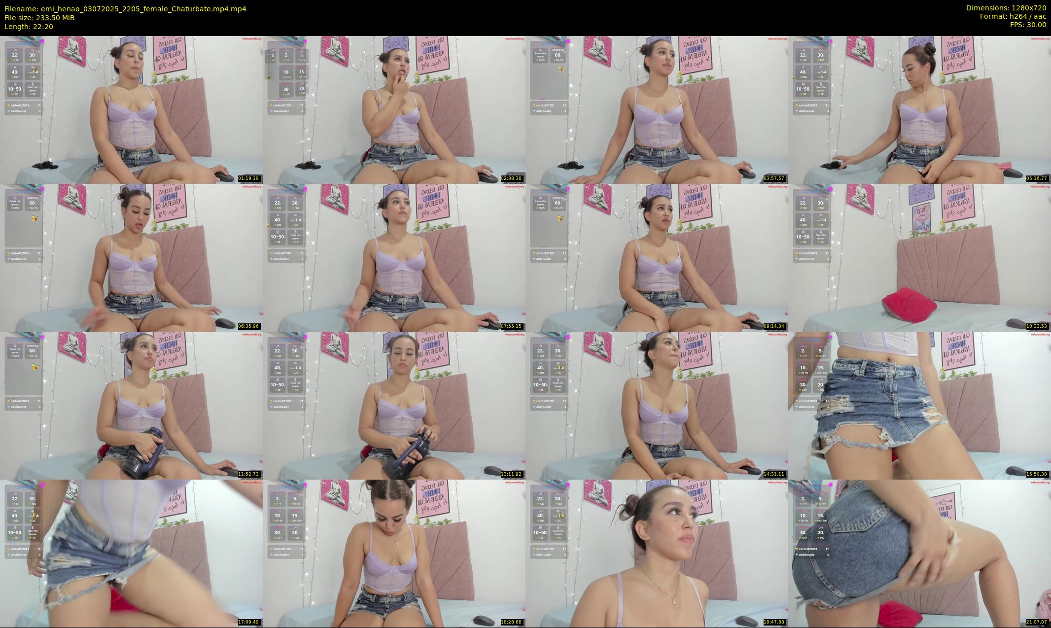 emi_henao — 23 minute Chaturbate female cam show recording, 720p, Jul 3, 2025