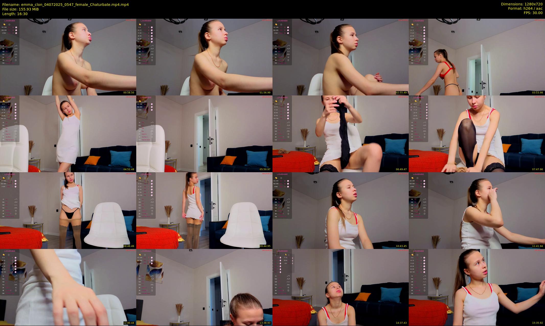 emma_clon — 17 minute Chaturbate female cam show recording, 720p, Jul 4, 2025