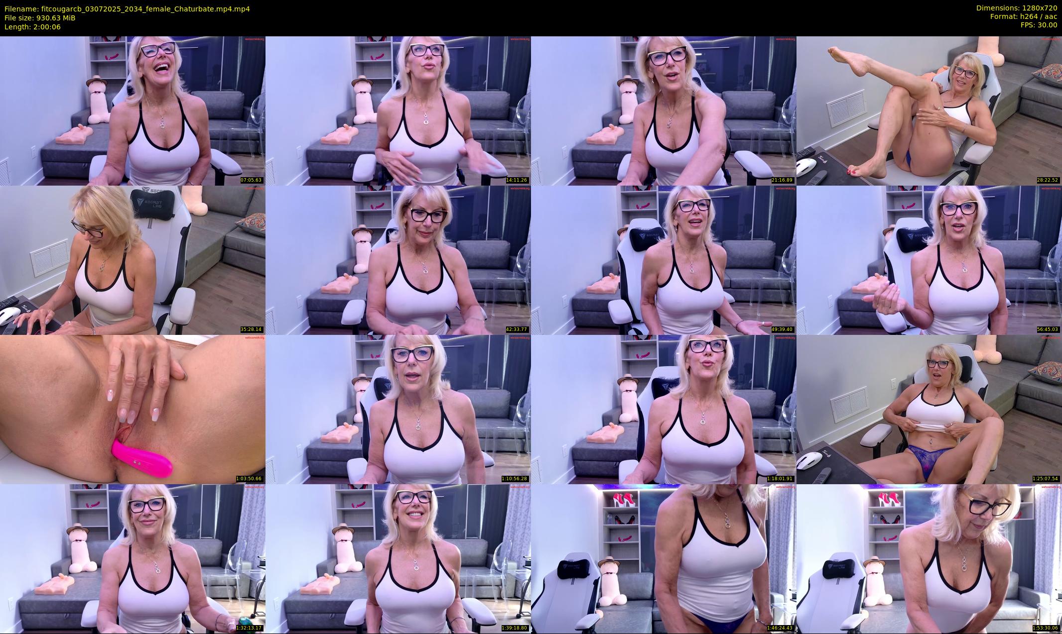 fitcougarcb — 121 minute Chaturbate female cam show recording, 720p, Jul 3, 2025