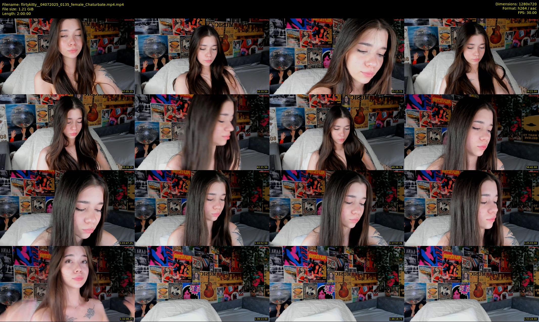 flirtykitty_ — 120 minute Chaturbate female cam show recording, 720p, Jul 4, 2025