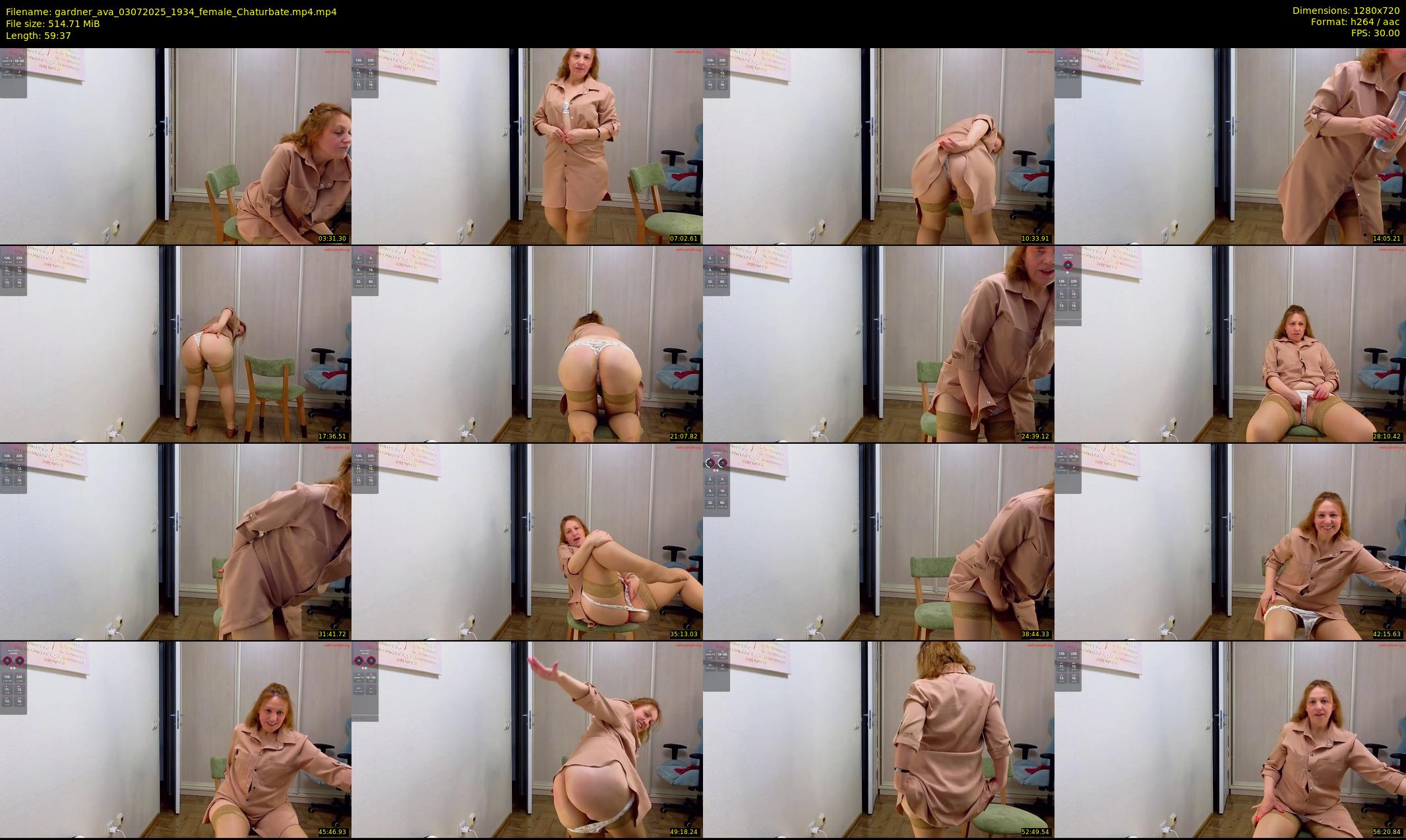 gardner_ava — 60 minute Chaturbate female cam show recording, 720p, Jul 3, 2025
