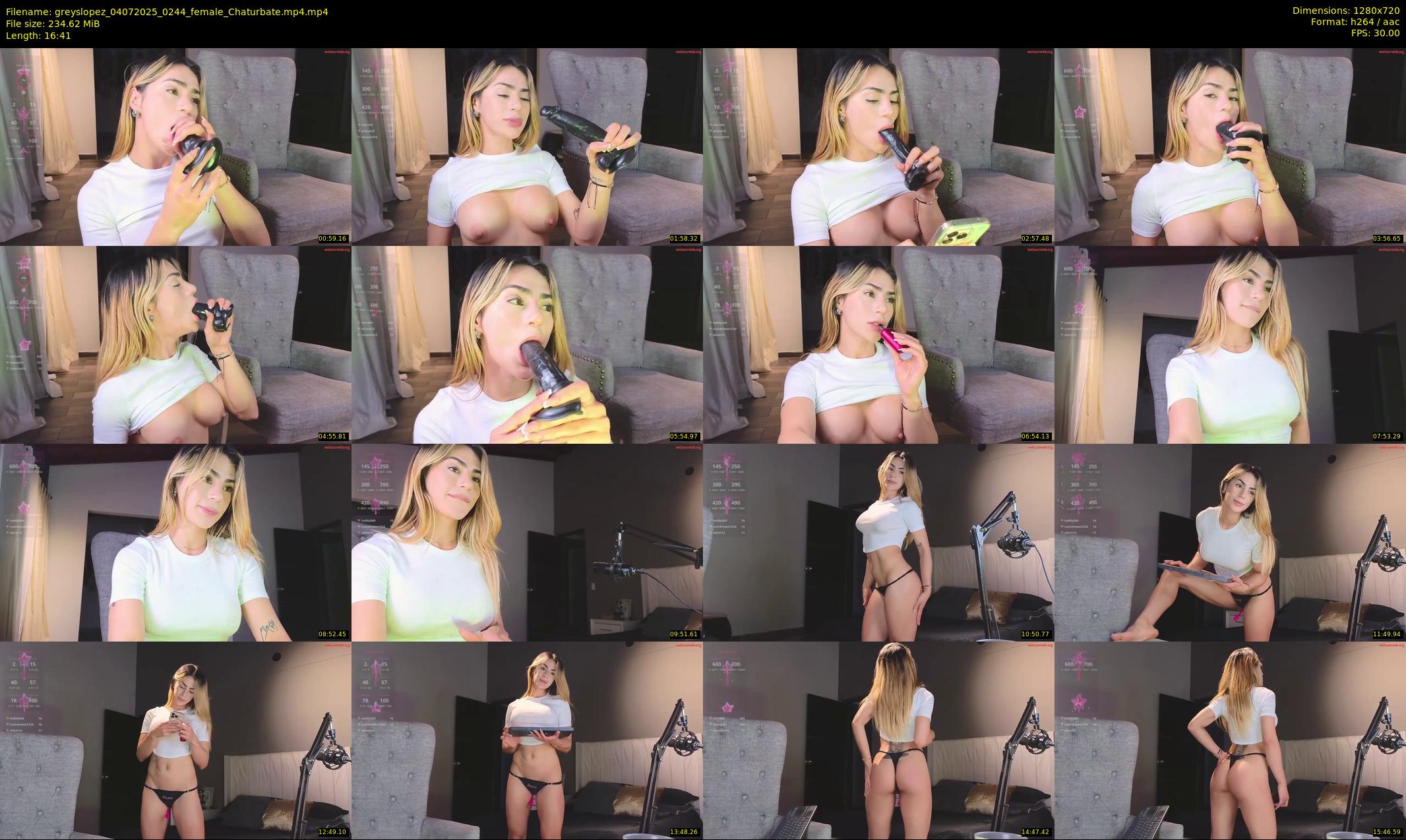 greyslopez — 17 minute Chaturbate female cam show recording, 720p, Jul 4, 2025