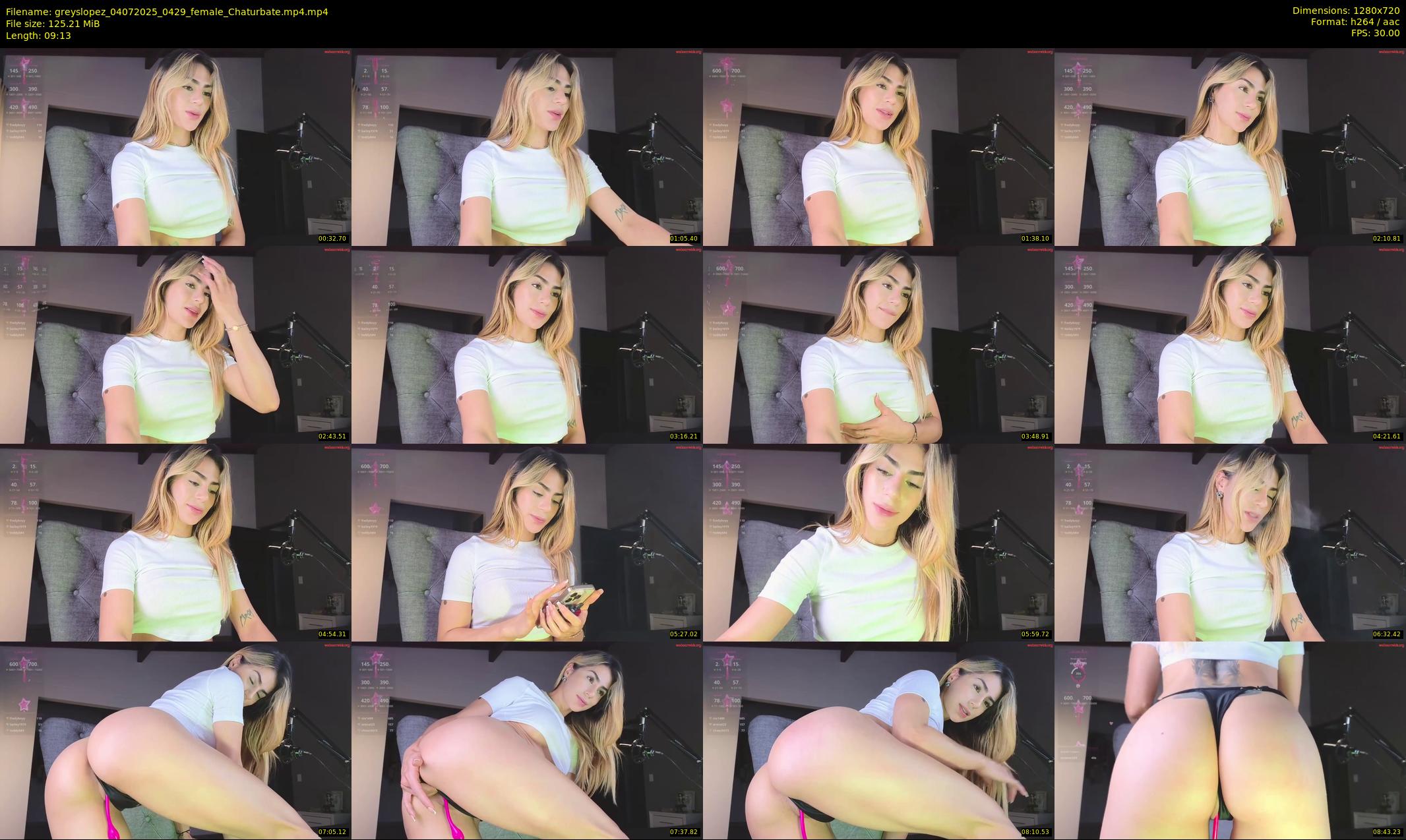greyslopez — 10 minute Chaturbate female cam show recording, 720p, Jul 4, 2025