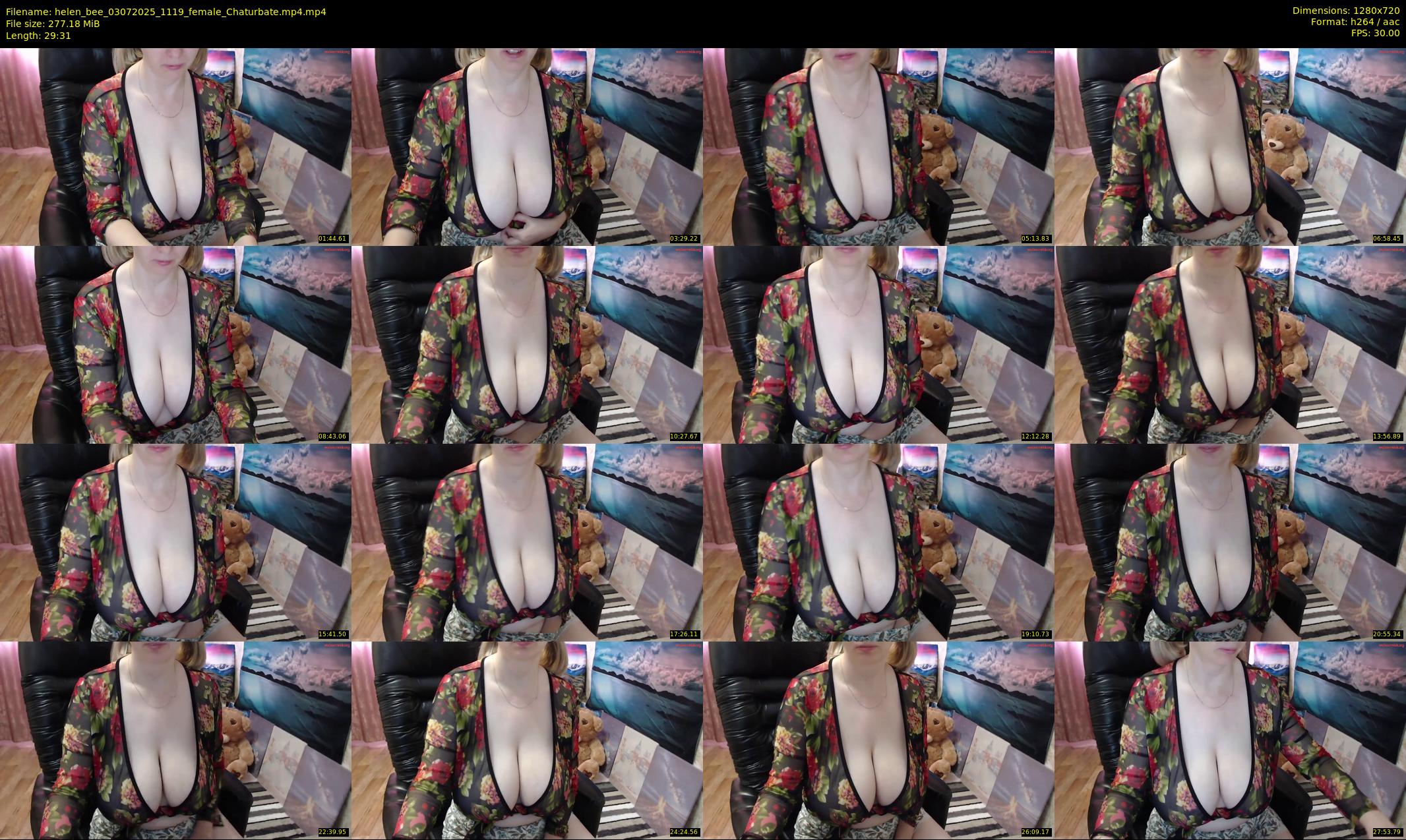 helen_bee — 30 minute Chaturbate female cam show recording, 720p, Jul 3, 2025