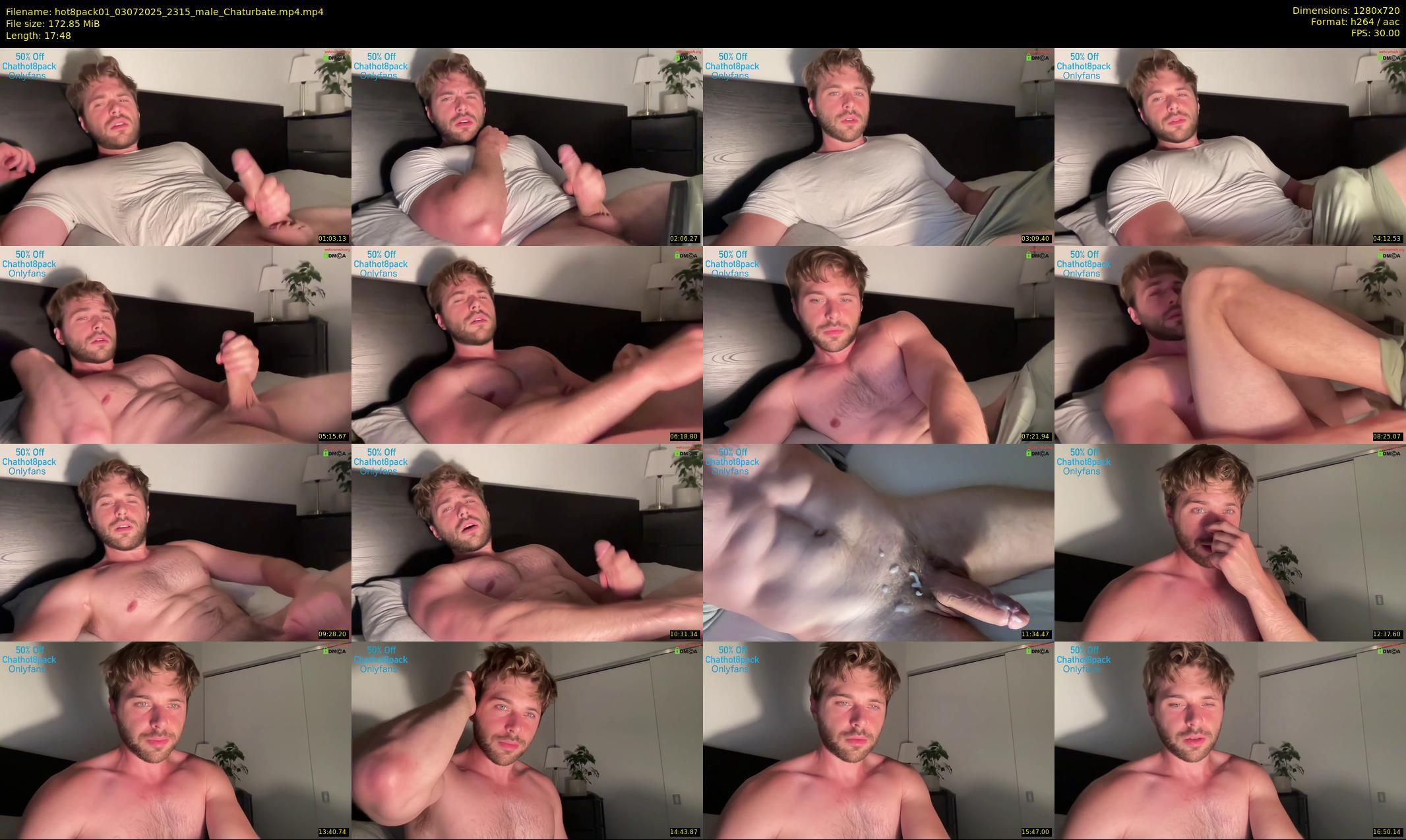 hot8pack01 — 18 minute Chaturbate male cam show recording, 720p, Jul 3, 2025