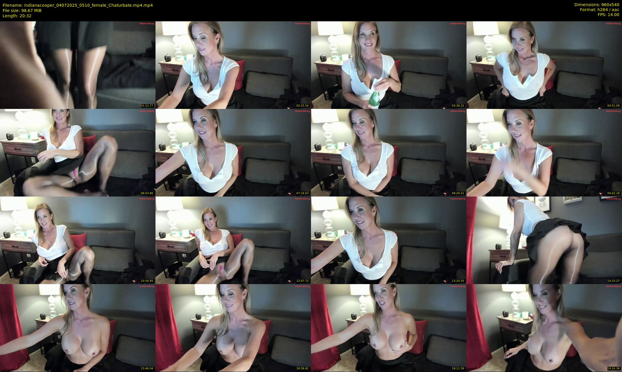 indianacooper — 21 minute Chaturbate female cam show recording, 480p, Jul 4, 2025