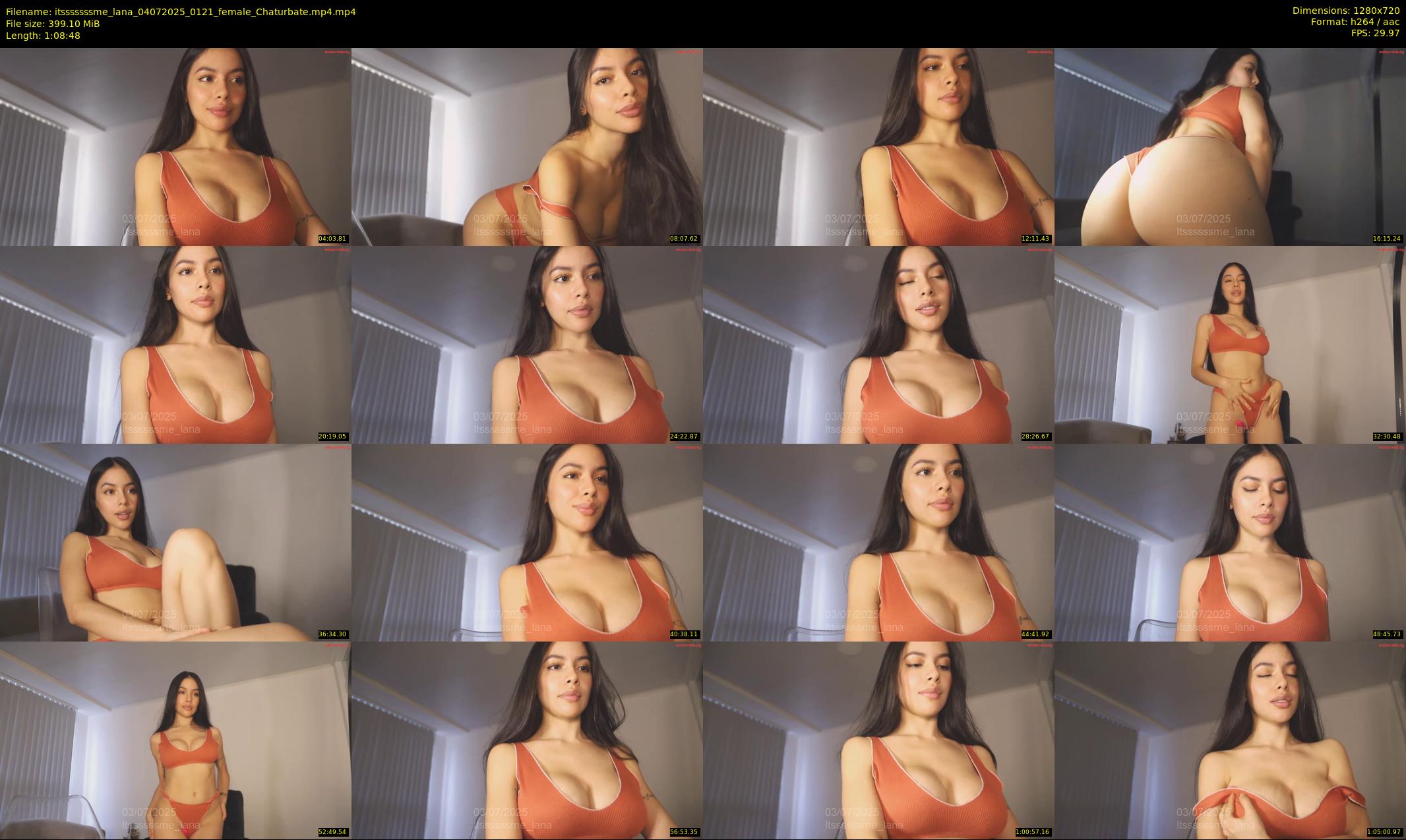 itsssssssme_lana — 69 minute Chaturbate female cam show recording, 720p, Jul 4, 2025