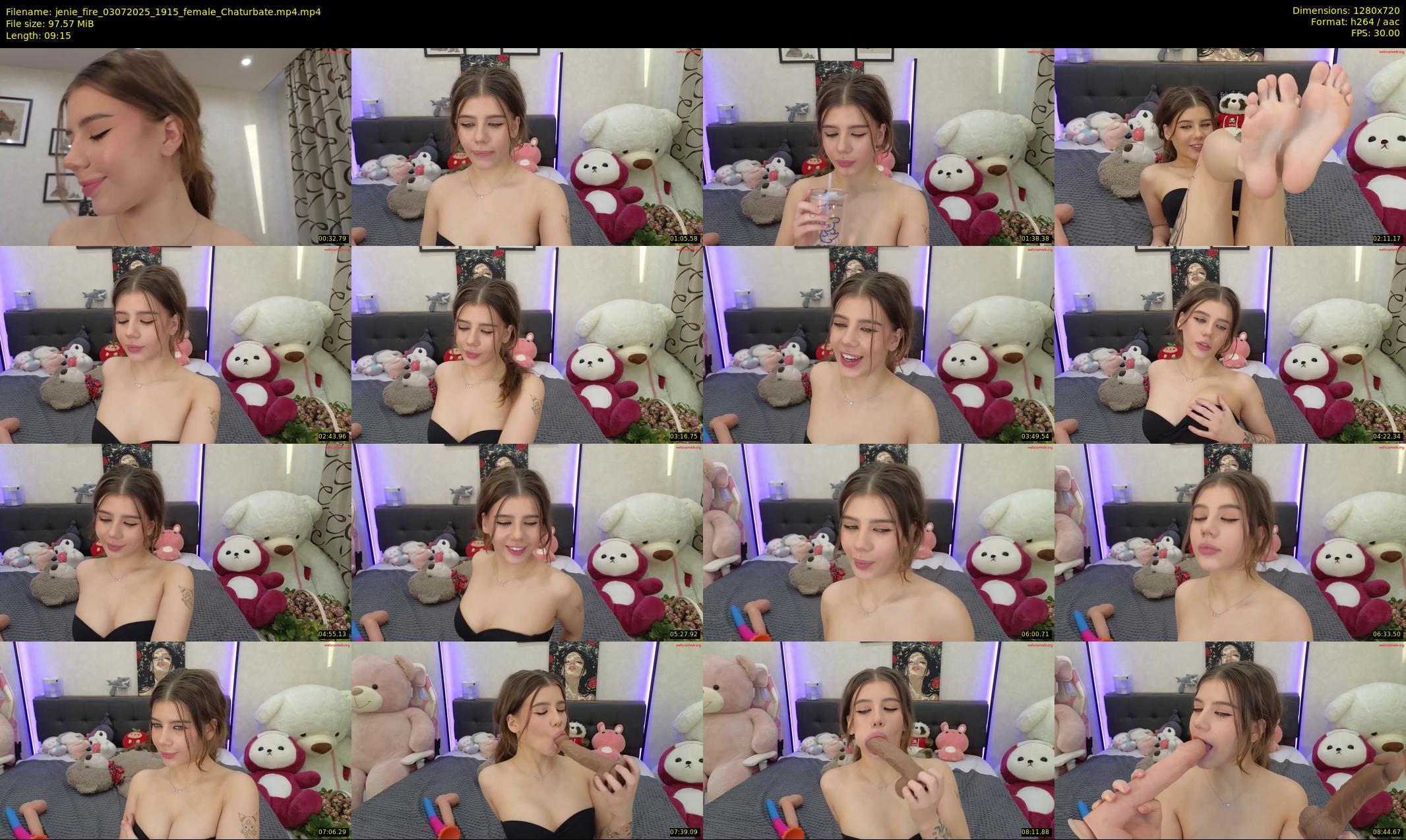 jenie_fire — 10 minute Chaturbate female cam show recording, 720p, Jul 3, 2025
