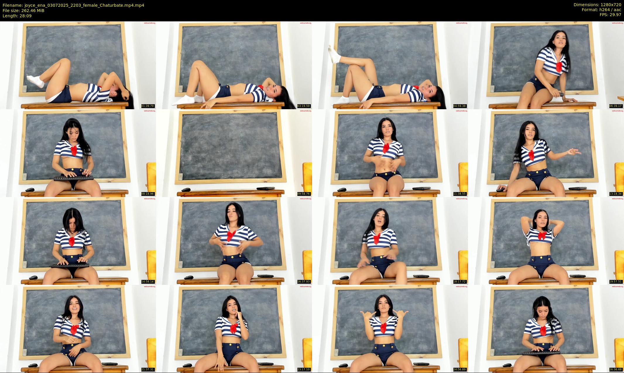 joyce_ena — 29 minute Chaturbate female cam show recording, 720p, Jul 3, 2025