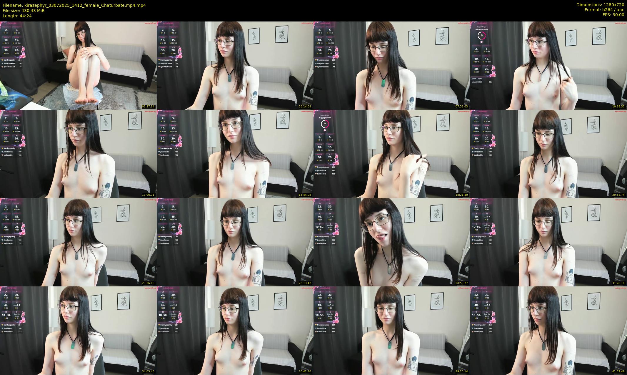 kirazephyr — 45 minute Chaturbate female cam show recording, 720p, Jul 3, 2025