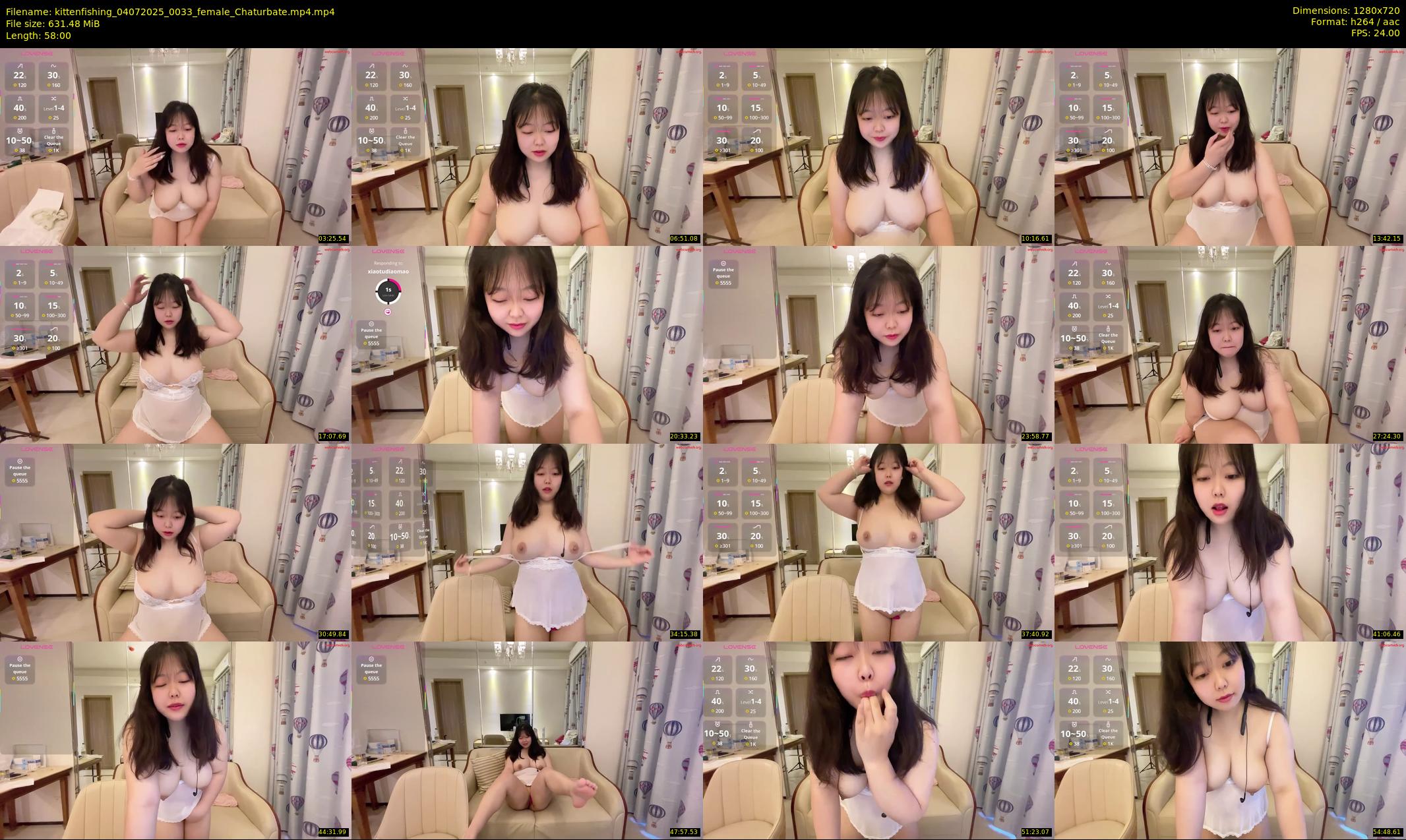 kittenfishing — 58 minute Chaturbate female cam show recording, 720p, Jul 4, 2025