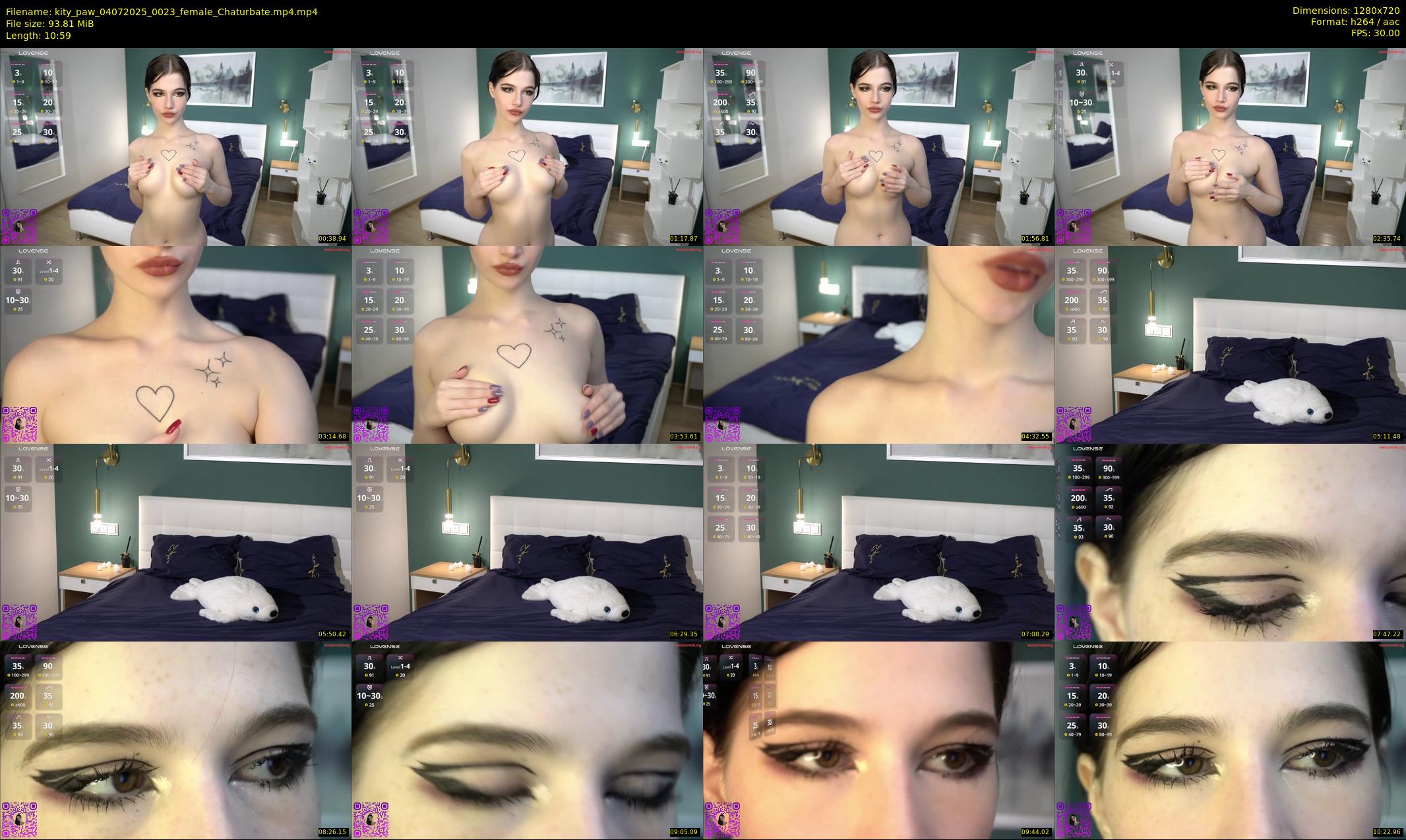 kity_paw — 11 minute Chaturbate female cam show recording, 720p, Jul 4, 2025
