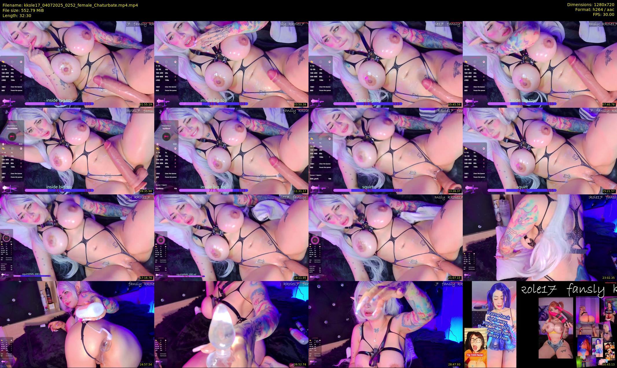 kkole17 — 33 minute Chaturbate female cam show recording, 720p, Jul 4, 2025