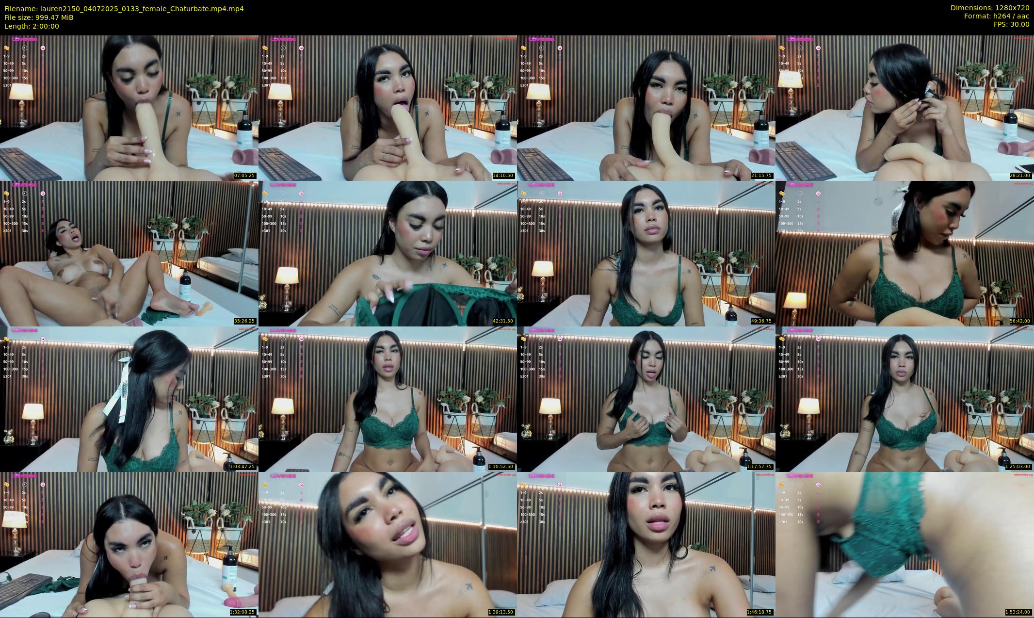 lauren2150 — 120 minute Chaturbate female cam show recording, 720p, Jul 4, 2025