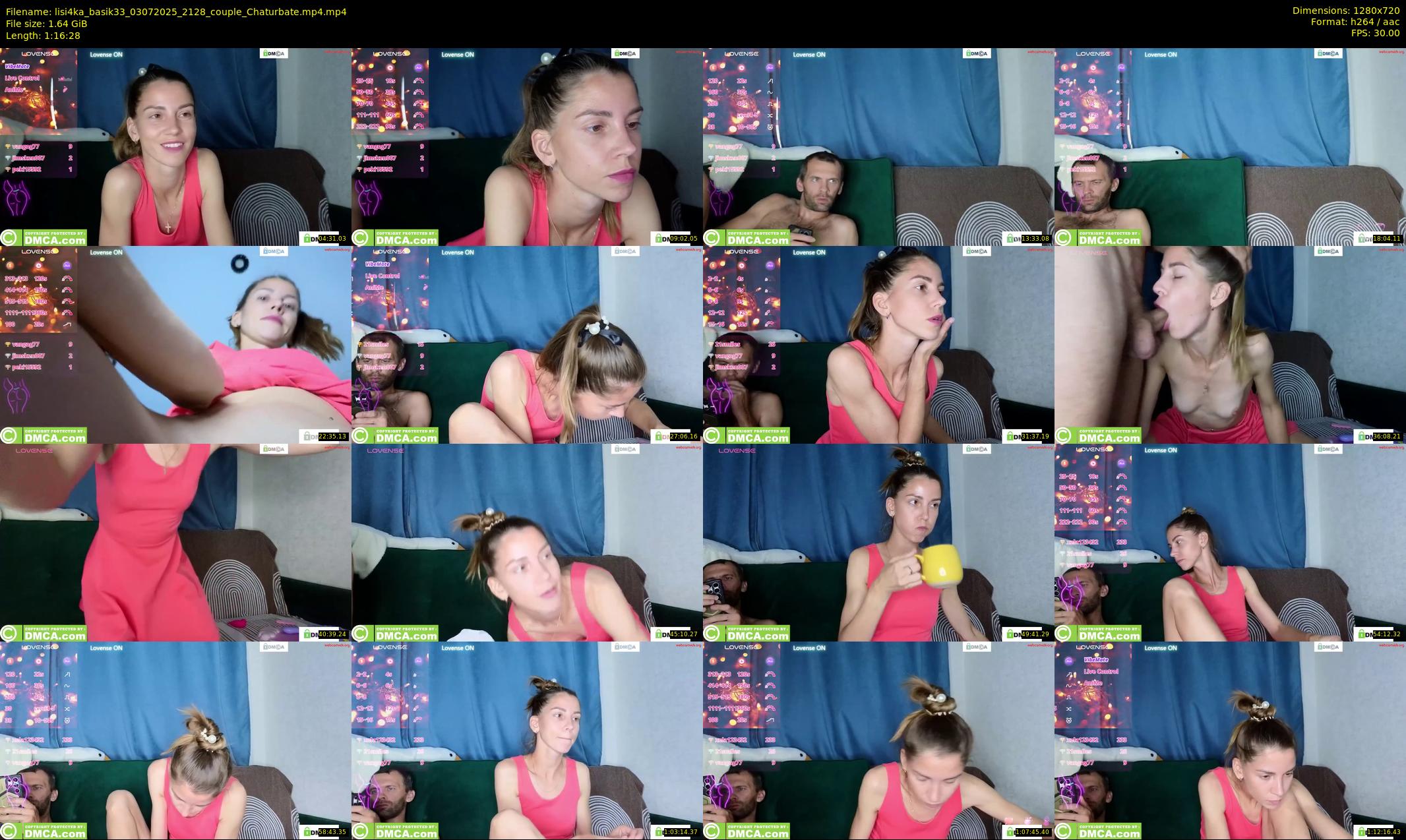 lisi4ka_basik33 — 77 minute Chaturbate couple cam show recording, 720p, Jul 3, 2025