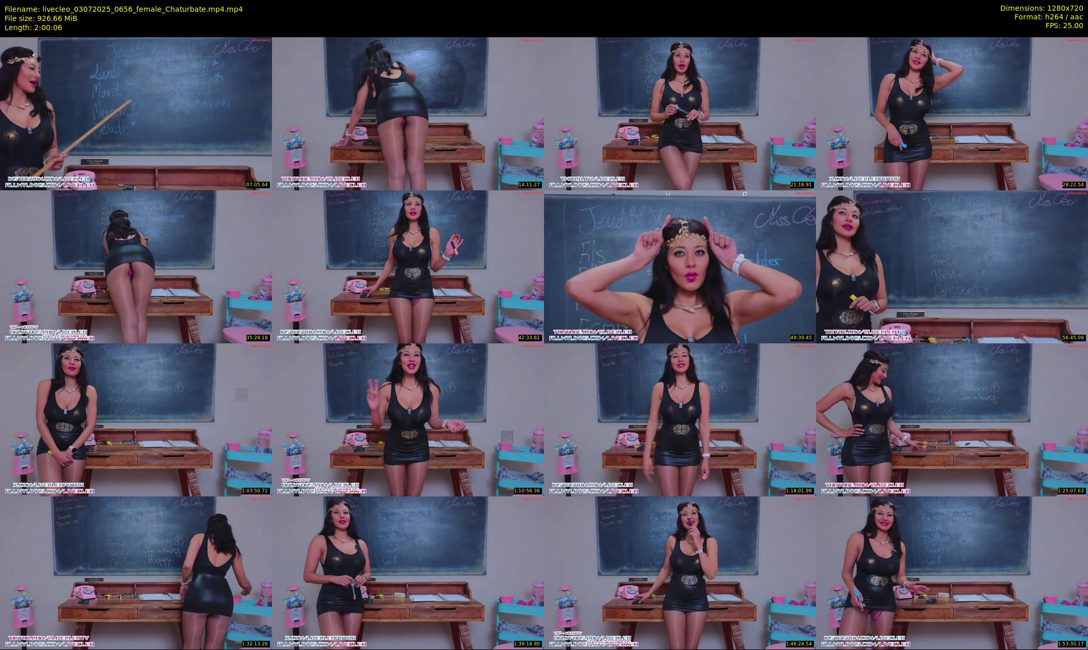 livecleo — 121 minute Chaturbate female cam show recording, 720p, Jul 3, 2025