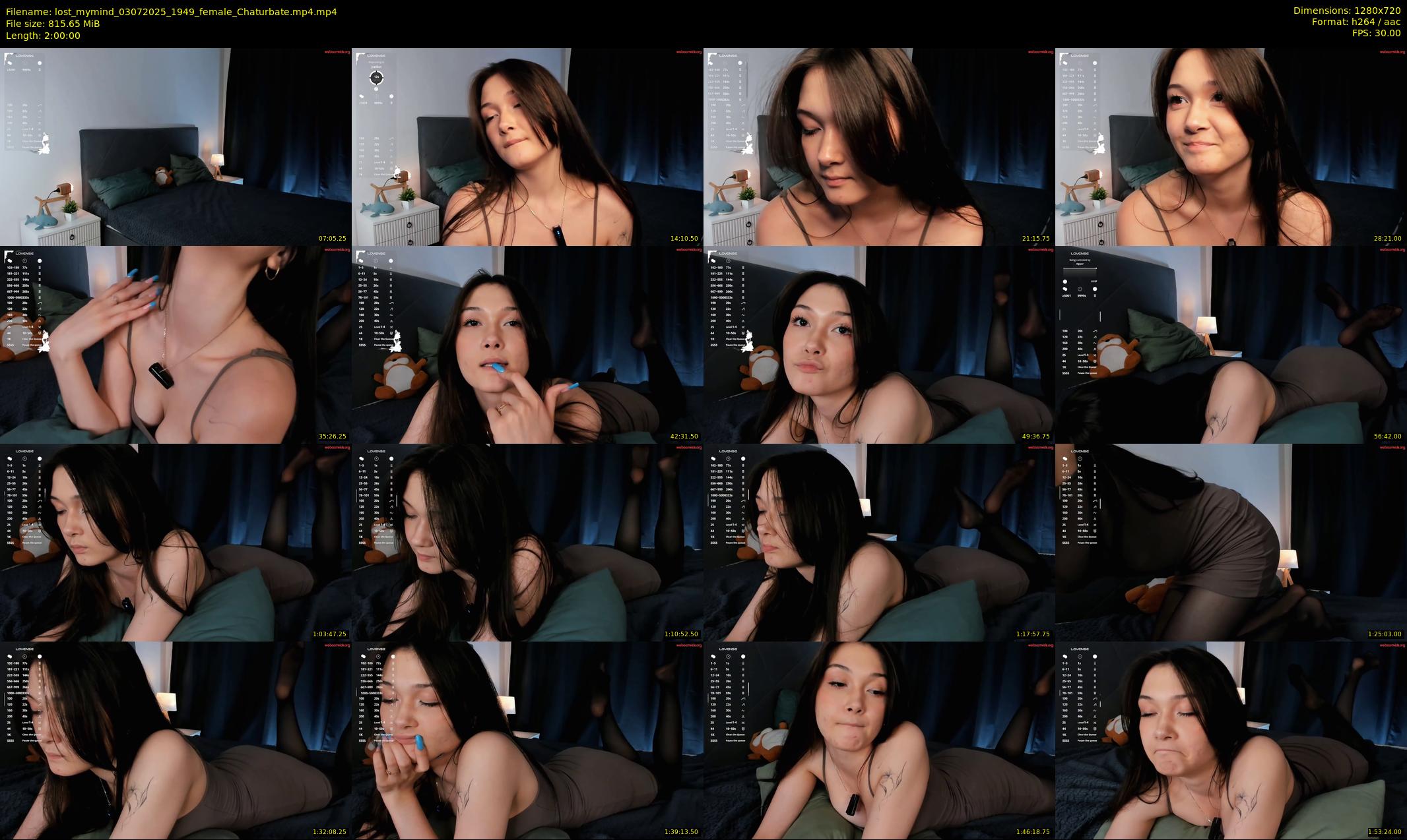 lost_mymind — 120 minute Chaturbate female cam show recording, 720p, Jul 3, 2025