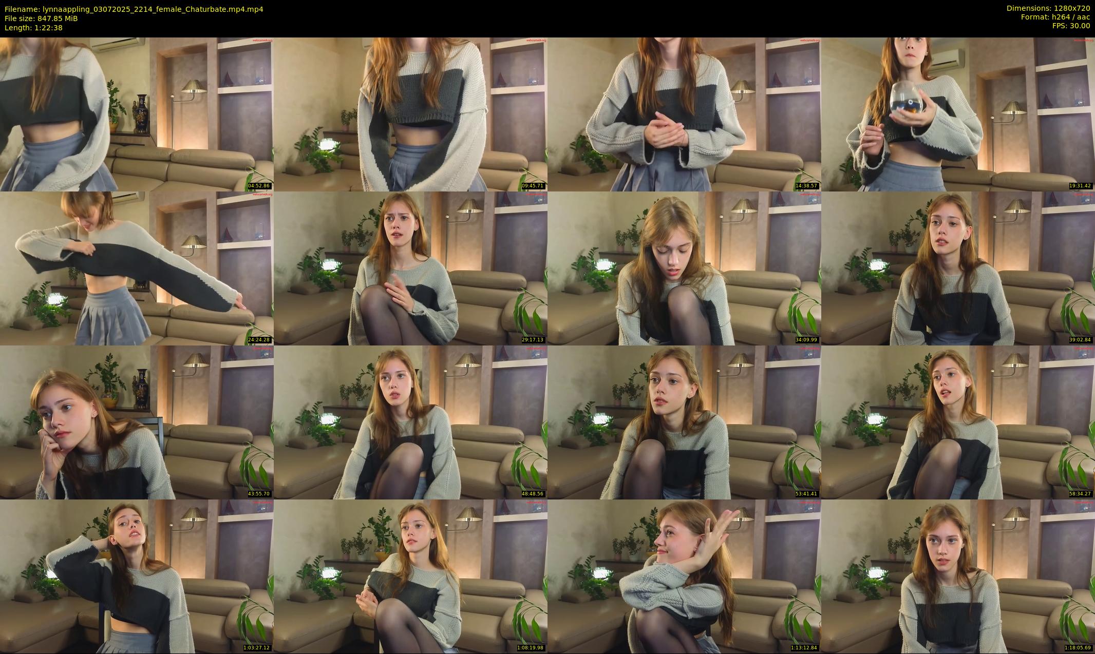 lynnaappling — 83 minute Chaturbate female cam show recording, 720p, Jul 3, 2025