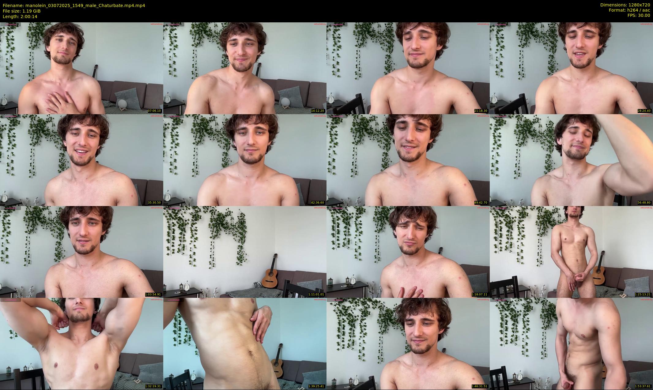manolein — 121 minute Chaturbate male cam show recording, 720p, Jul 3, 2025