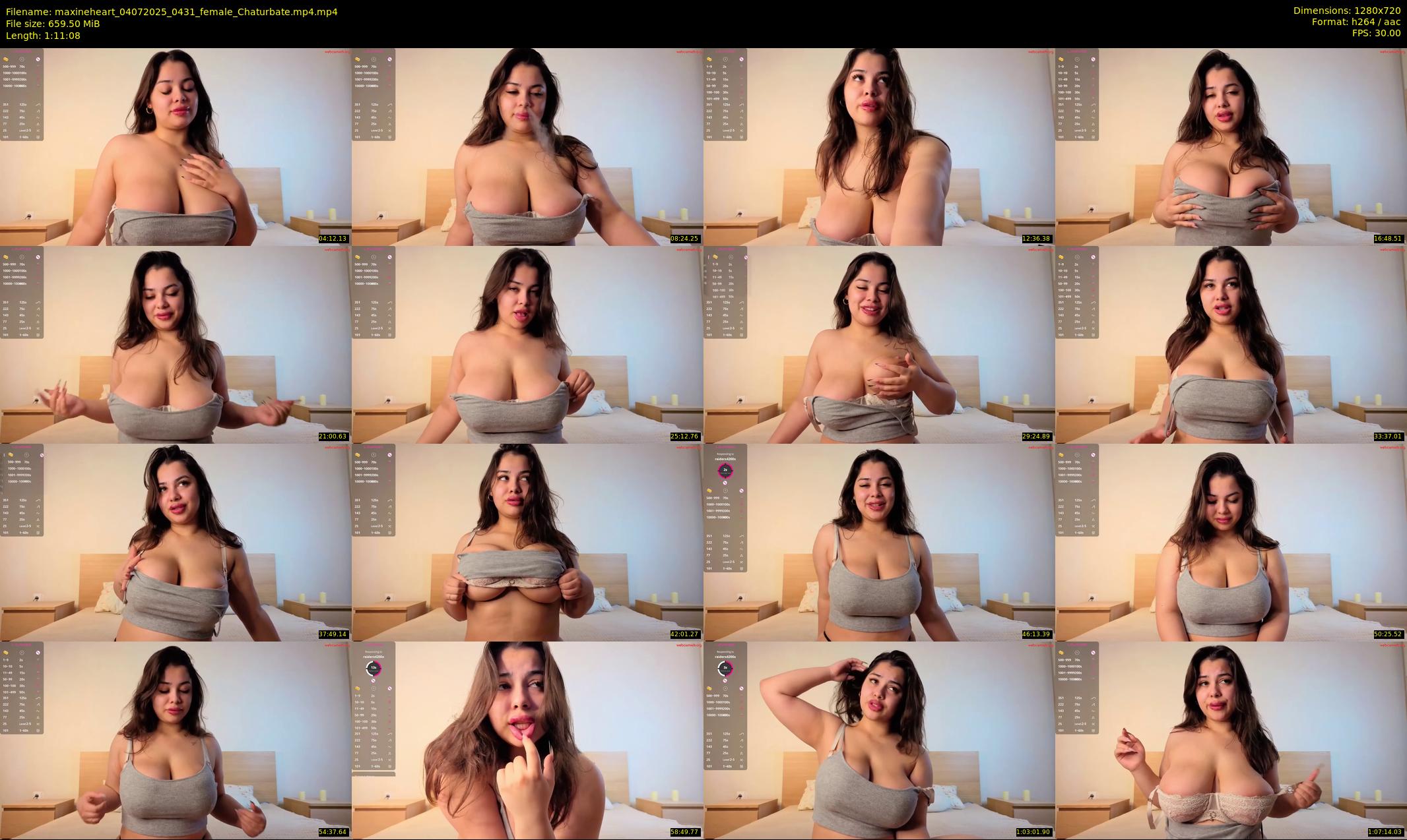maxineheart — 72 minute Chaturbate female cam show recording, 720p, Jul 4, 2025