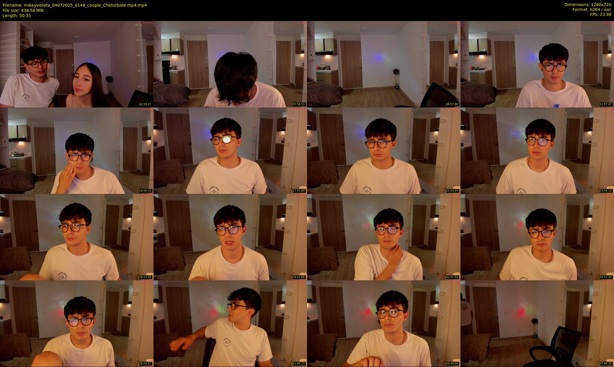 mikeyvioleta — 51 minute Chaturbate couple cam show recording, 720p, Jul 4, 2025