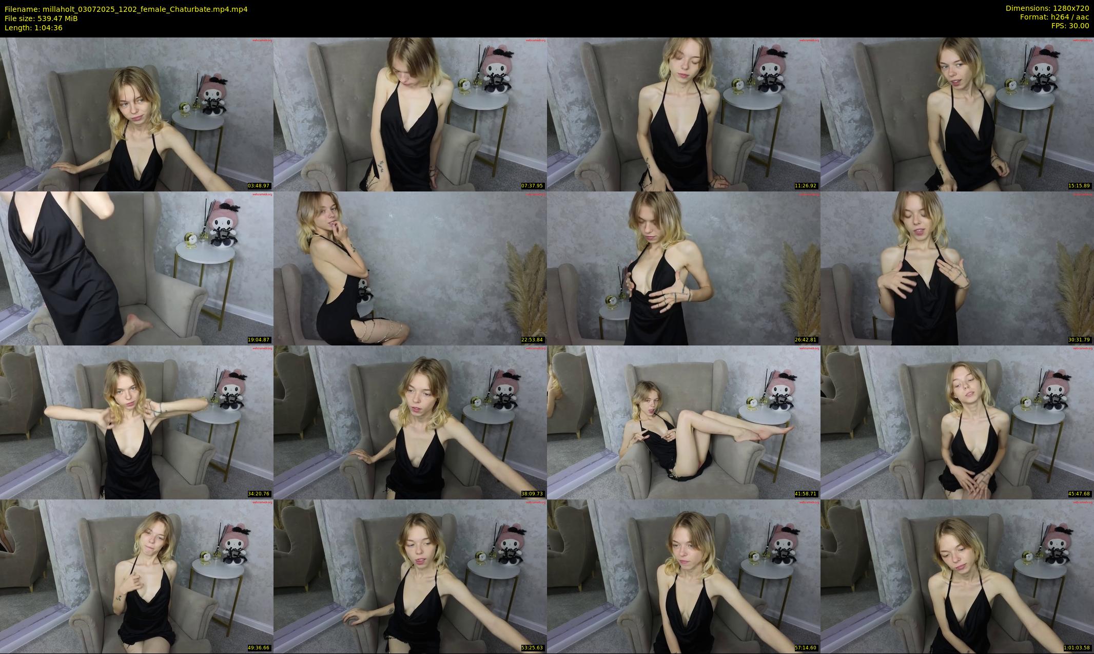 millaholt — 65 minute Chaturbate female cam show recording, 720p, Jul 3, 2025
