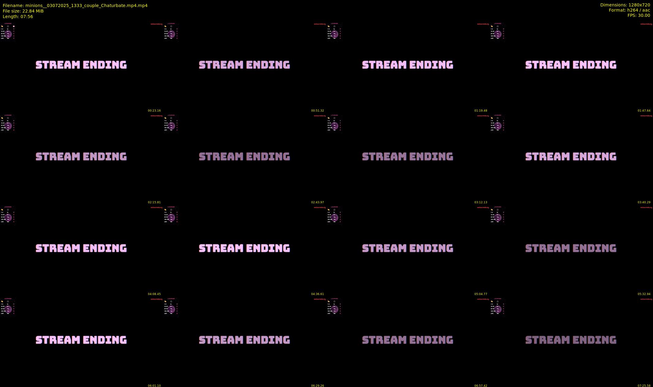 minions_ — 8 minute Chaturbate couple cam show recording, 720p, Jul 3, 2025
