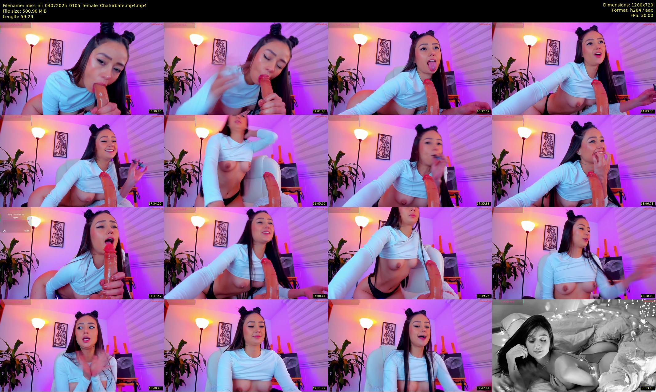 miss_nii — 60 minute Chaturbate female cam show recording, 720p, Jul 4, 2025