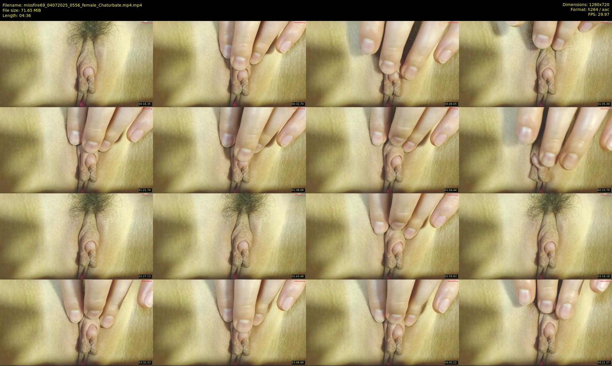 missfire69 — 5 minute Chaturbate female cam show recording, 720p, Jul 4, 2025